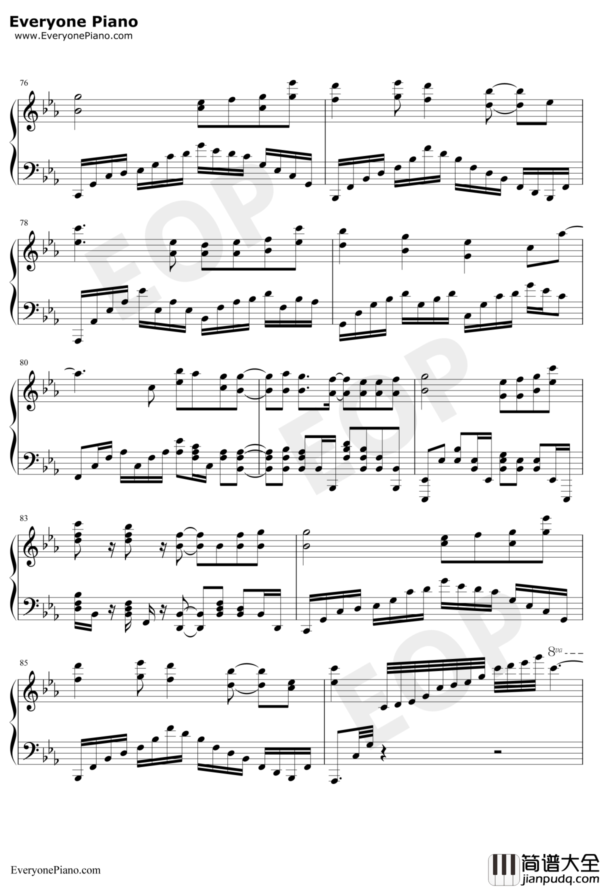 独家记忆钢琴谱_郁可唯_蒙面唱将猜猜猜第9期