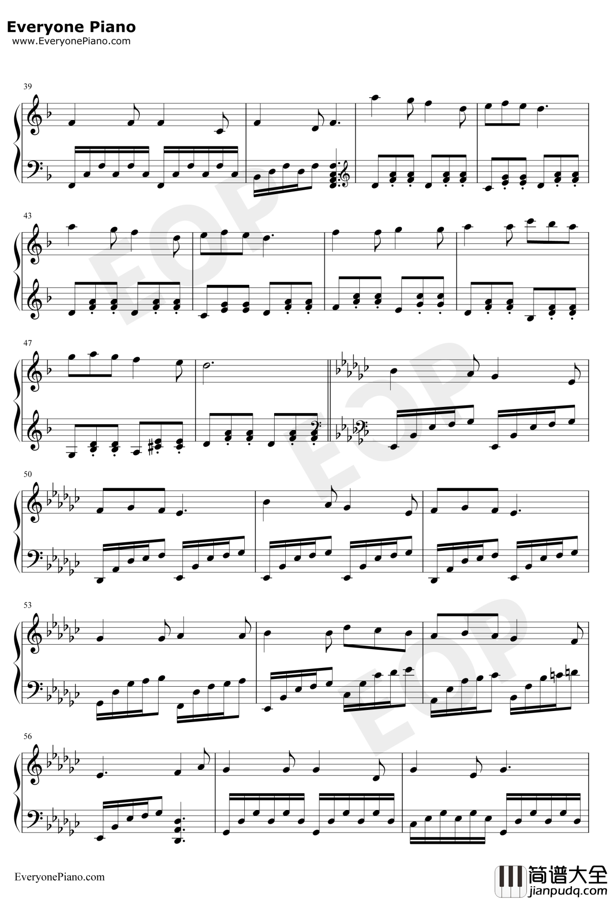 We_Three_Kings钢琴谱_JohnHenryHopkinsJr._WeThreeKingsofOrientAre_圣诞歌曲