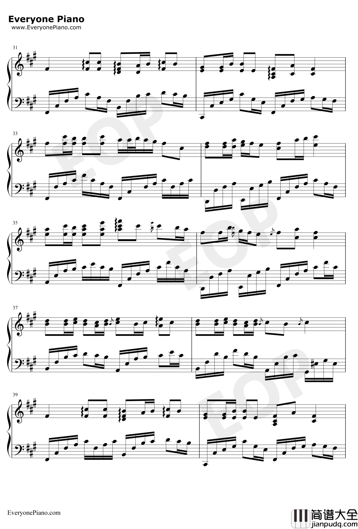 天涯钢琴谱_任贤齐_笑傲江湖片尾曲