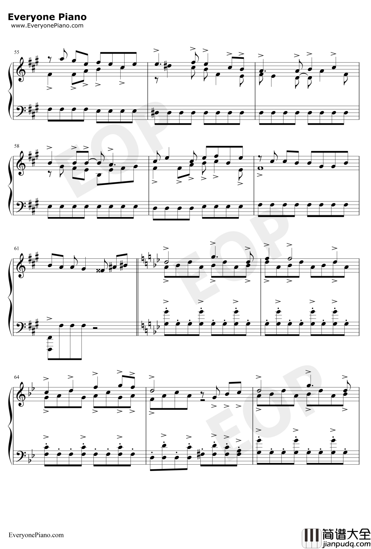 清心普善咒钢琴谱_胡伟立_笑傲江湖琴箫合奏