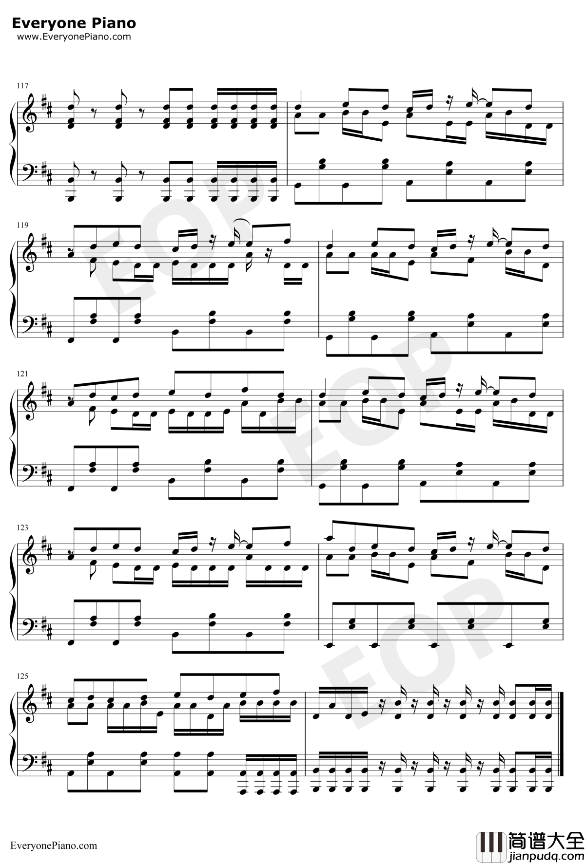 Hectopascal钢琴谱_高田忧希寿美菜子_终将成为你ED