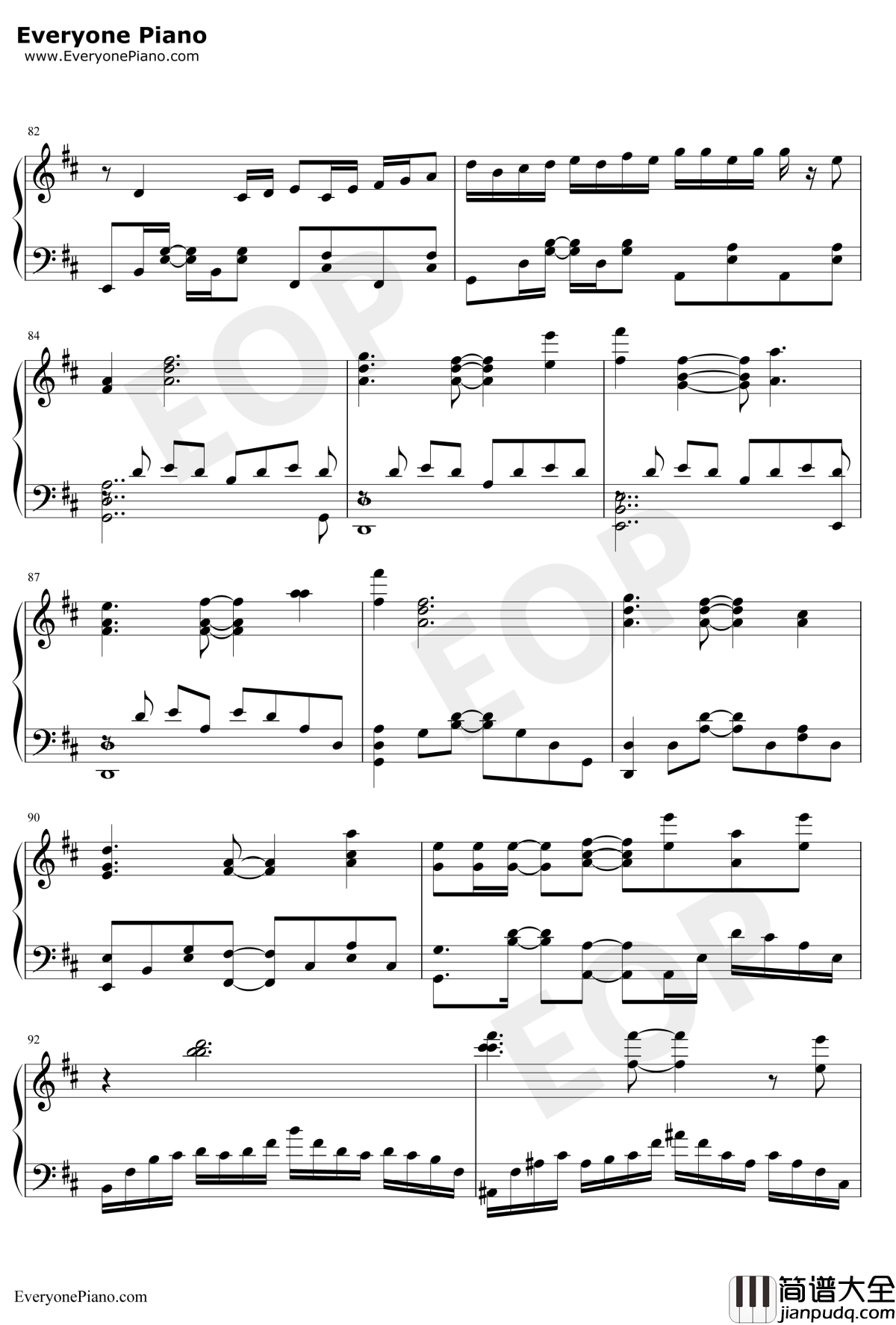 Hectopascal钢琴谱_高田忧希寿美菜子_终将成为你ED