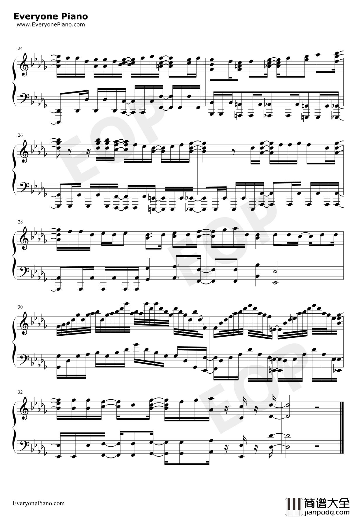 Union钢琴谱_OxT_SSSS.GRIDMANOP