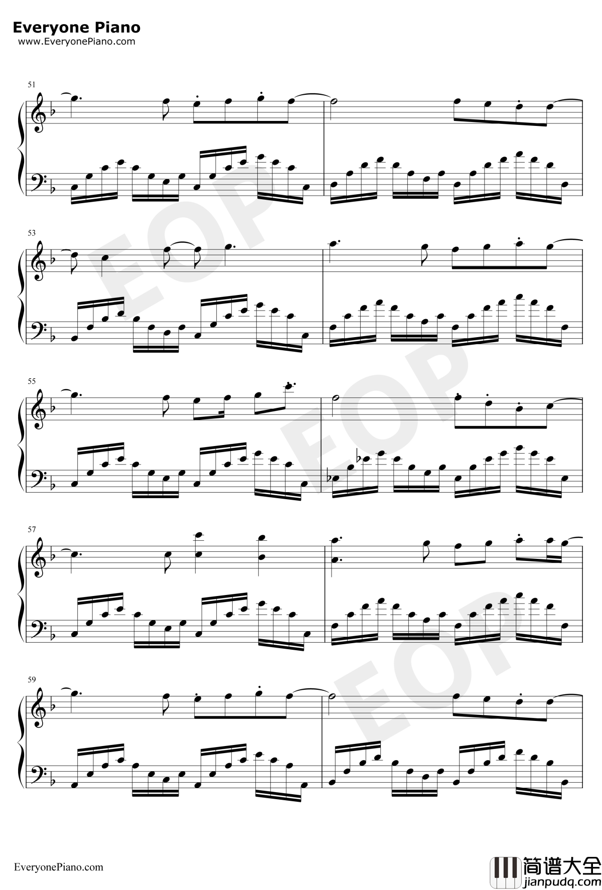 La_Incondicional钢琴谱_LuisMiguel