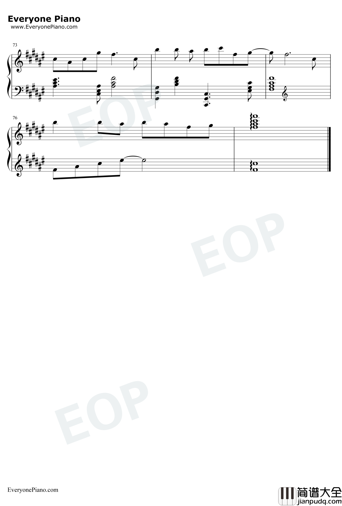 学猫叫钢琴谱_小潘潘小峰峰_我们一起学猫叫一起喵喵喵喵喵