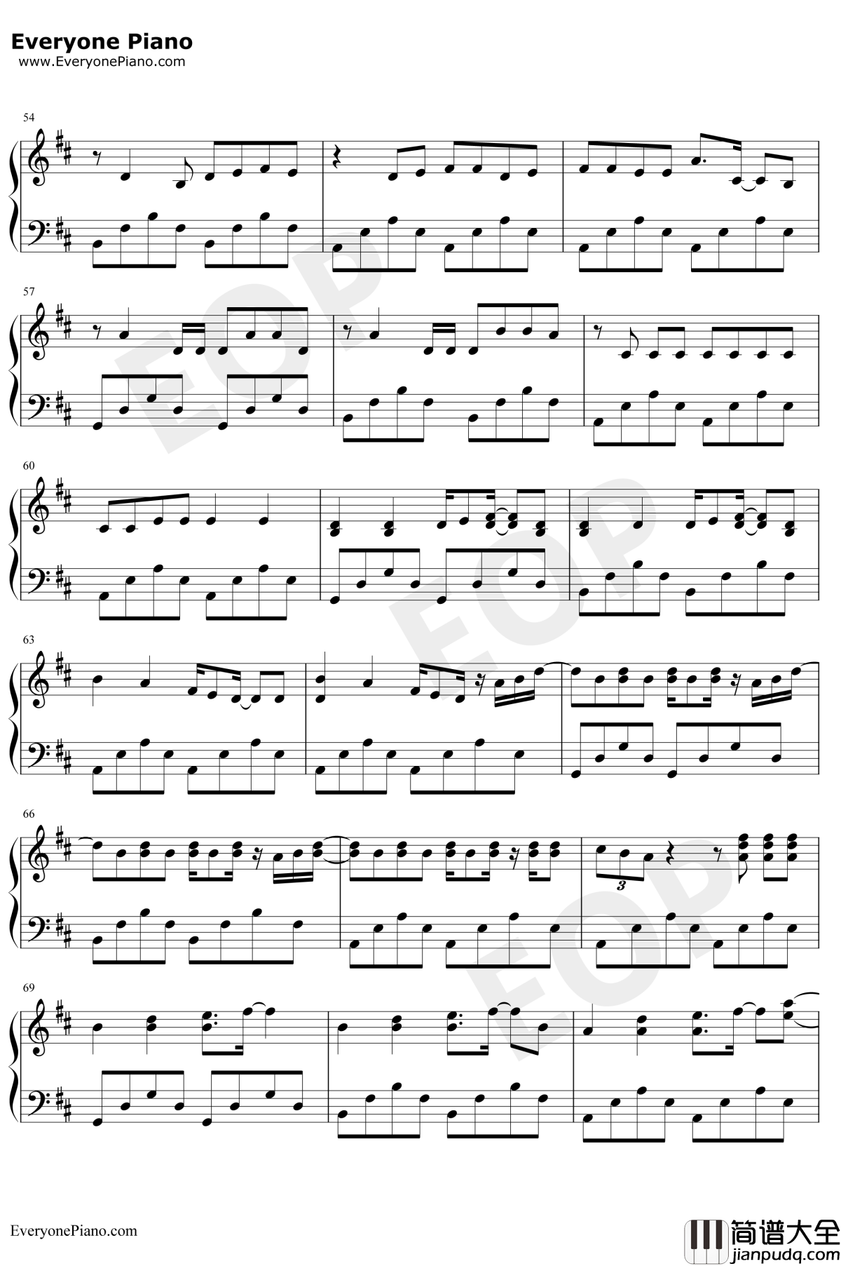 Shots钢琴谱_ImagineDragons_ImagineDragons