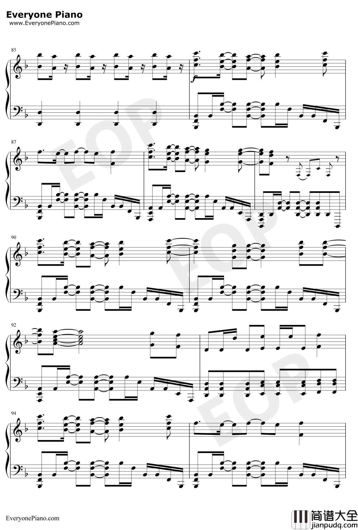 KISS_OF_DEATH钢琴谱_中岛美嘉_DARLINGintheFRANXXOP