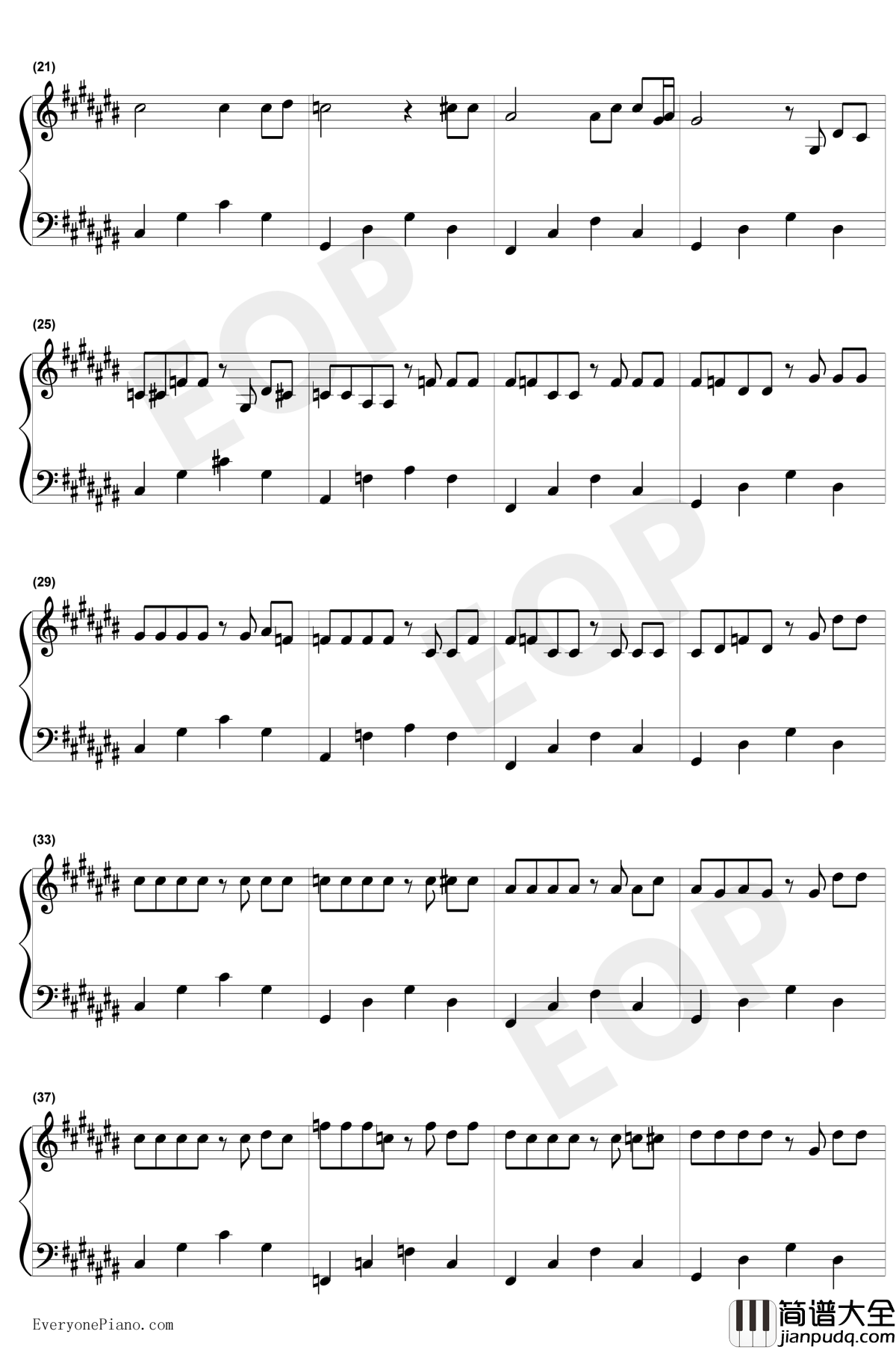 离开我你快乐吗钢琴谱_虎二_离开我你有没有得到想要的快乐_抖音