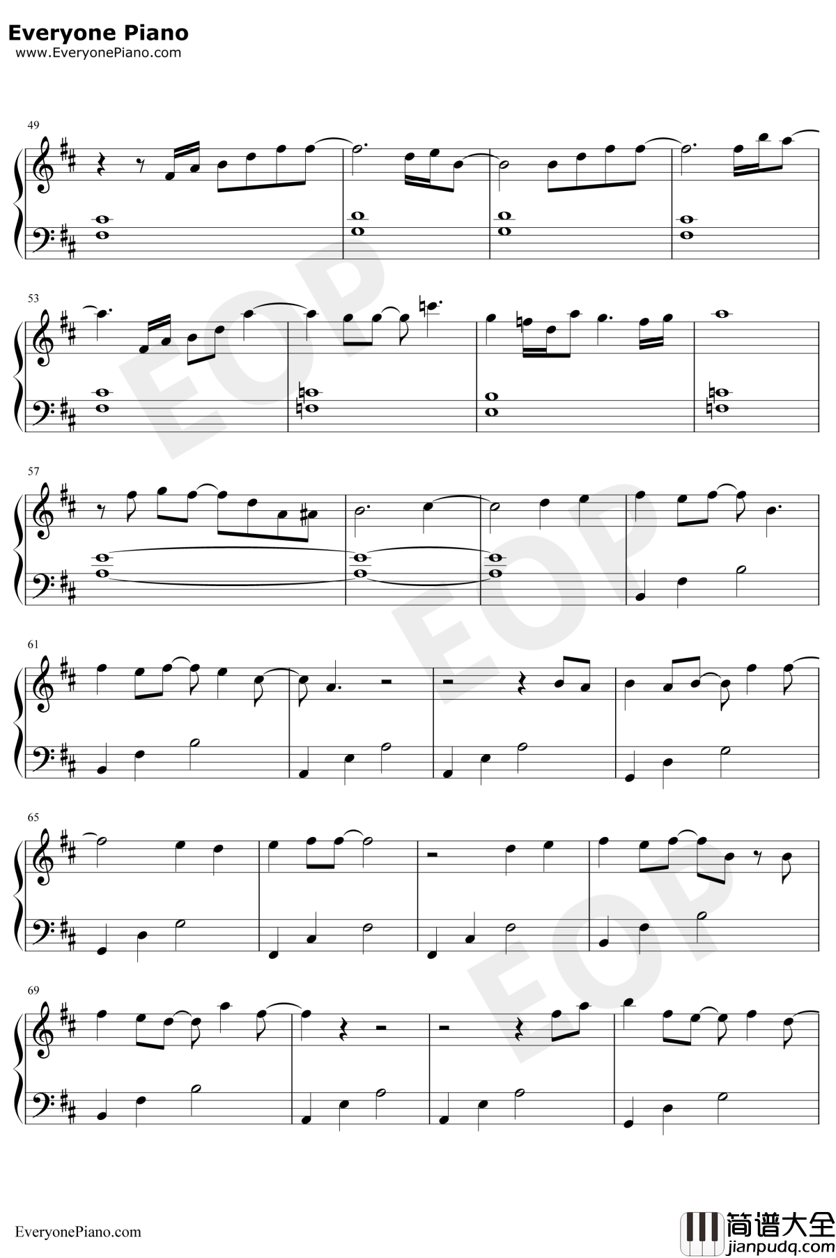 知否知否钢琴谱_胡夏/郁可唯_知否知否应是绿肥红瘦主题曲