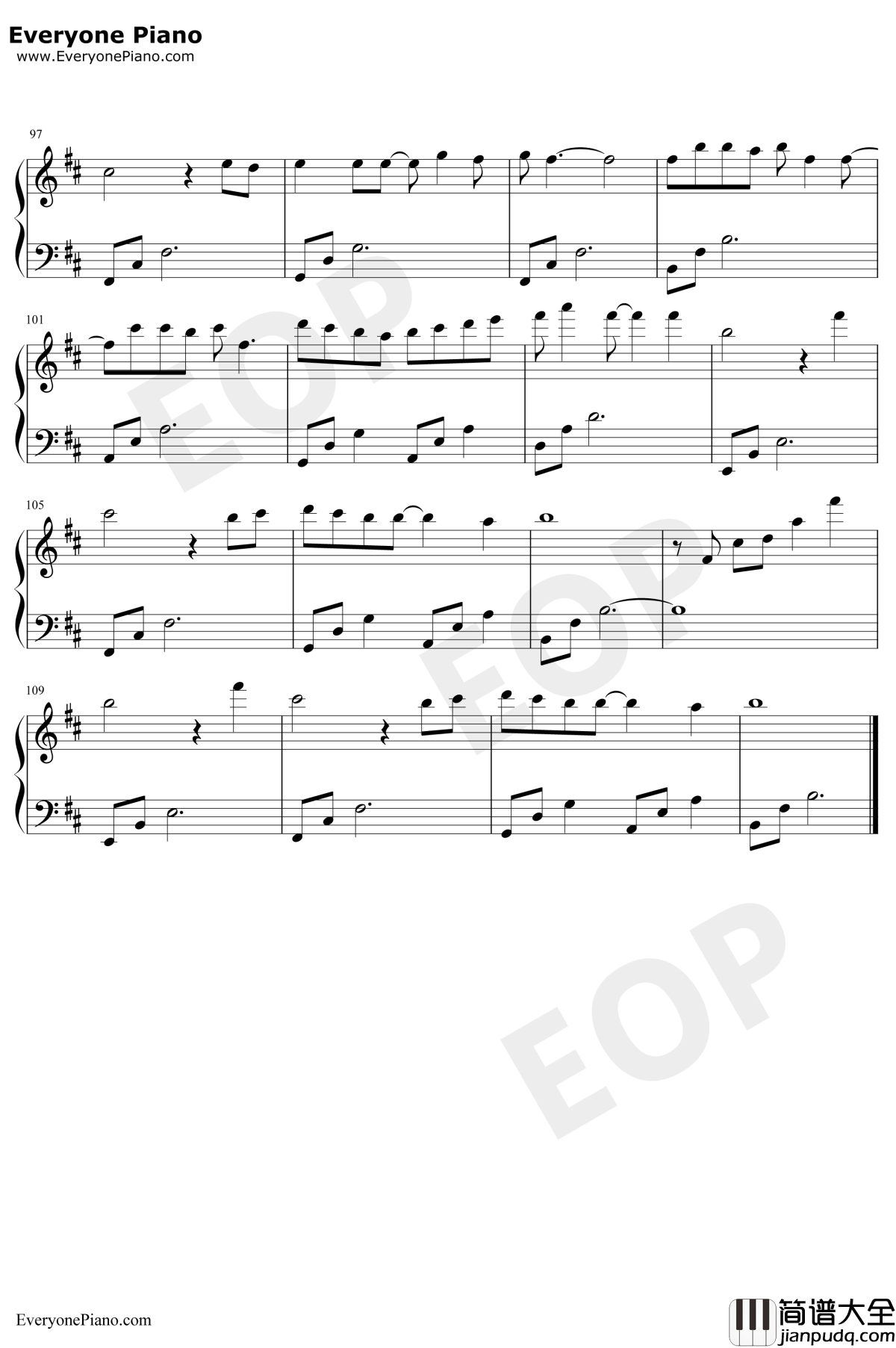 知否知否钢琴谱_胡夏/郁可唯_知否知否应是绿肥红瘦主题曲