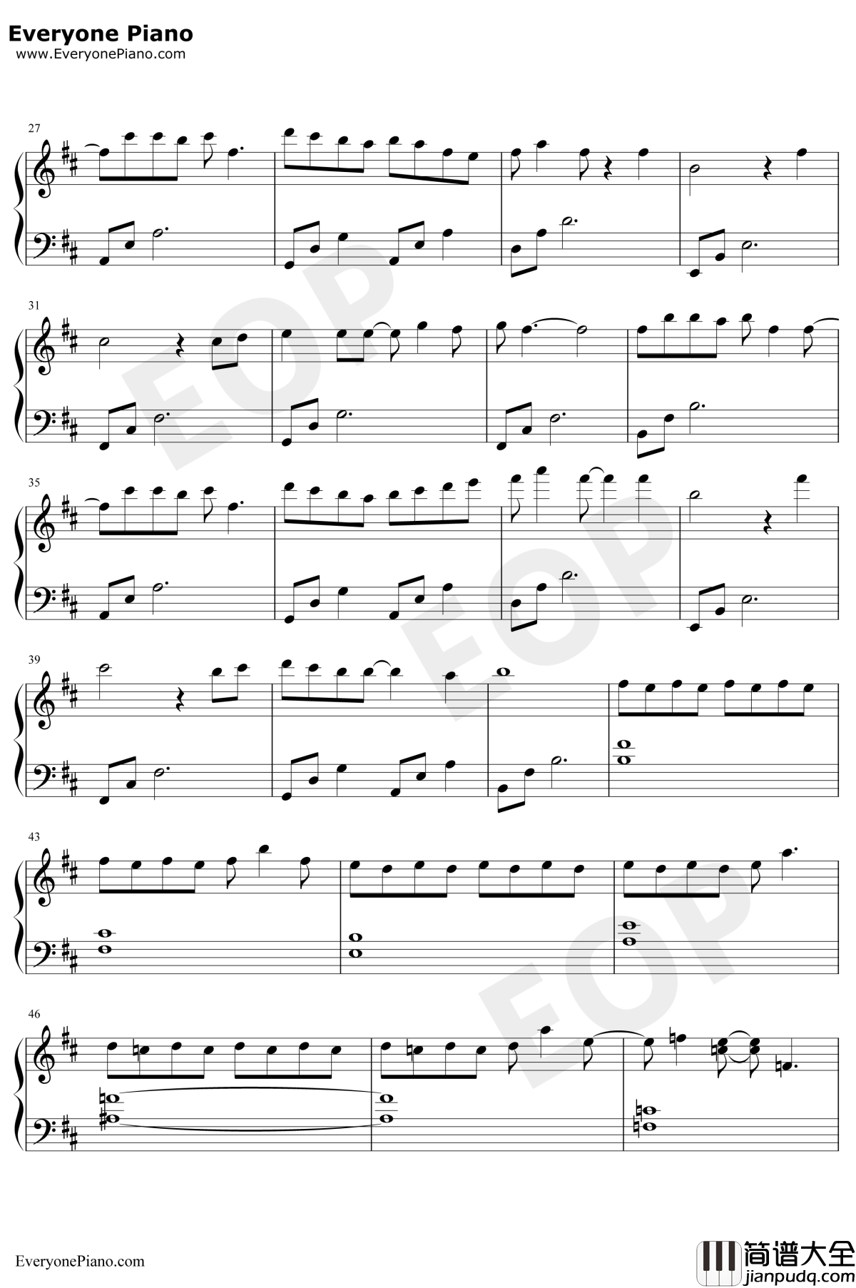 知否知否钢琴谱_胡夏/郁可唯_知否知否应是绿肥红瘦主题曲