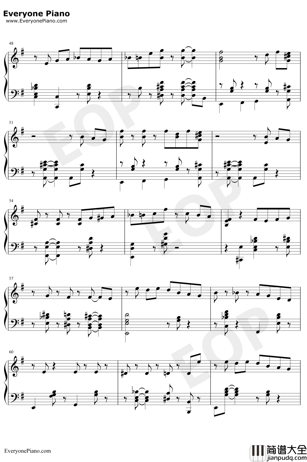 GINTONIC~オヤジ~钢琴谱_大岳香子_大岳香子