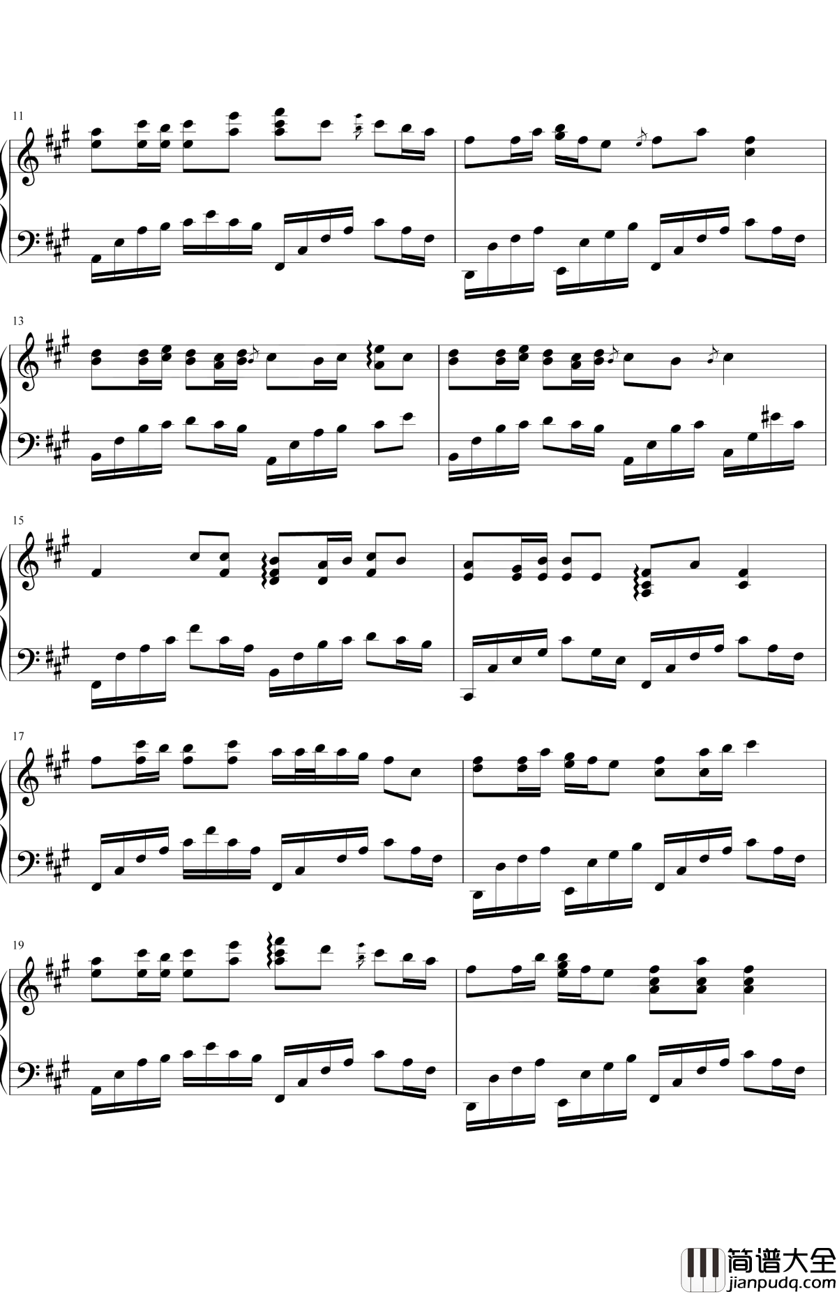 天涯钢琴谱_任贤齐_背着长剑踏遍天涯海角