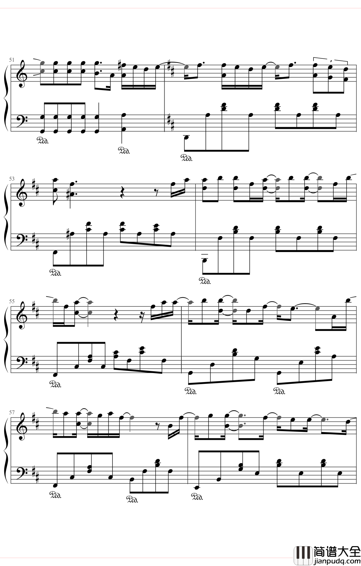 黑夜问白天钢琴谱_林俊杰_白天不懂夜的黑