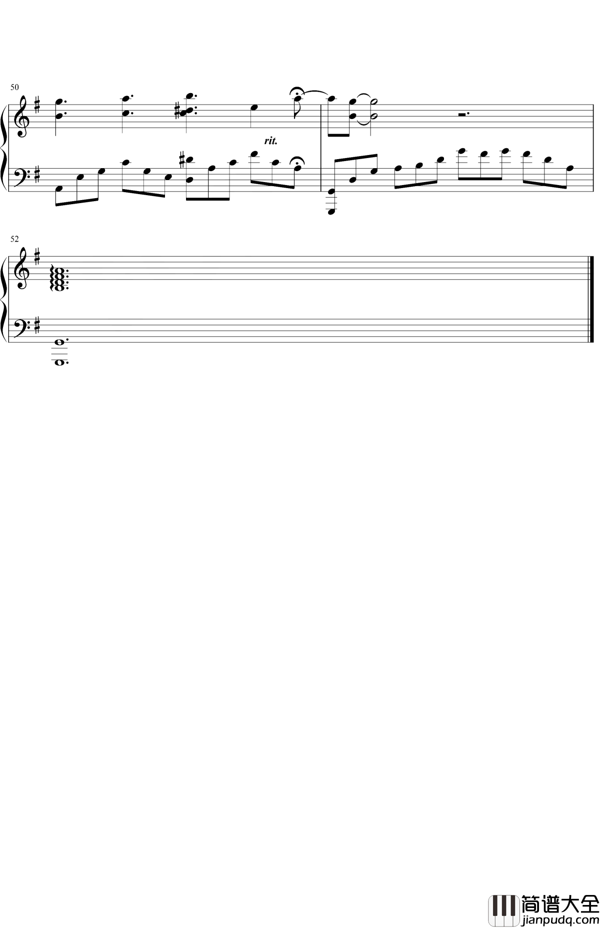 Wonderful_U钢琴谱_AGA_安静的疗伤系单曲