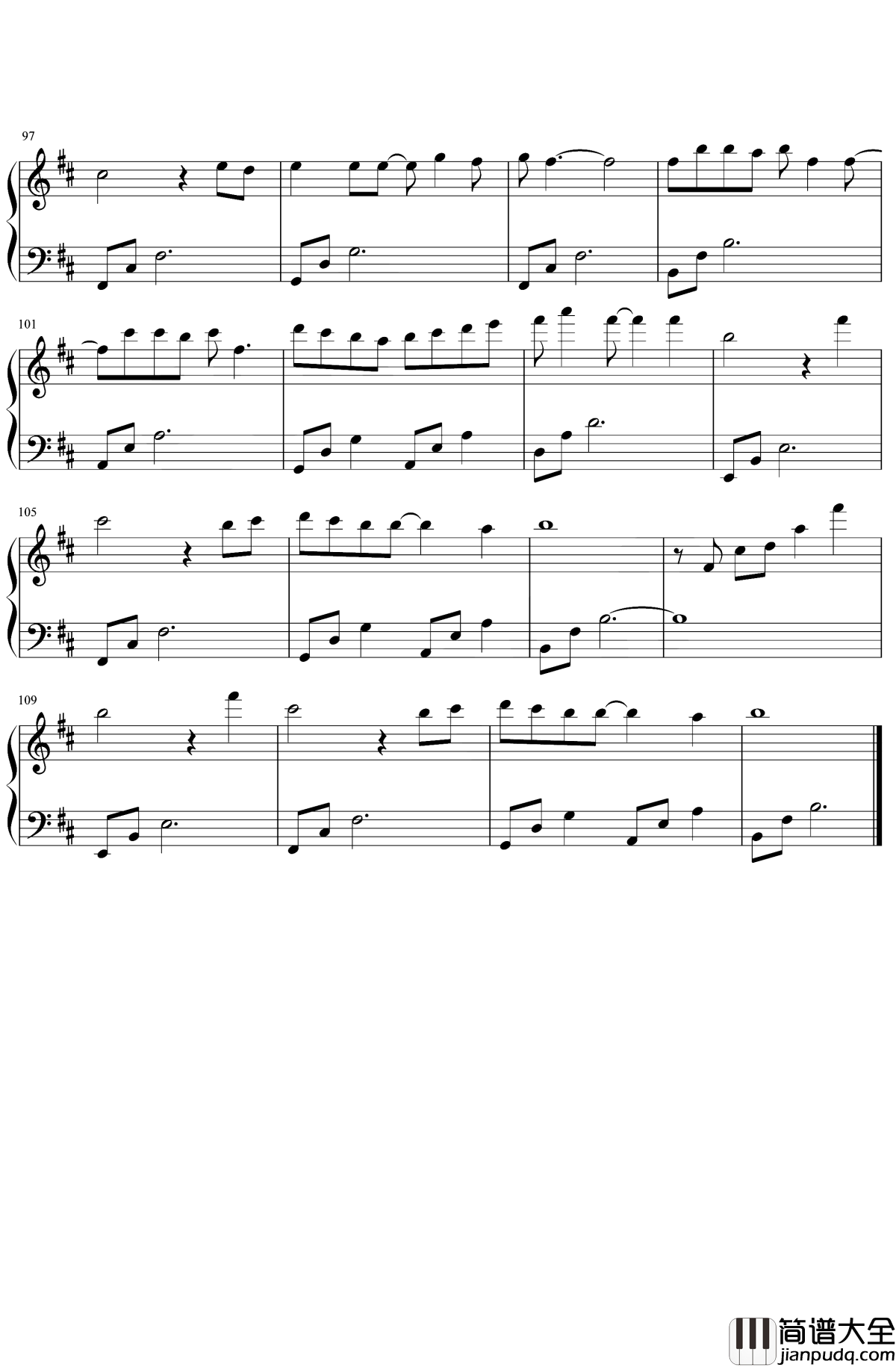 知否知否钢琴谱_胡夏/郁可唯_知否知否应是绿肥红瘦