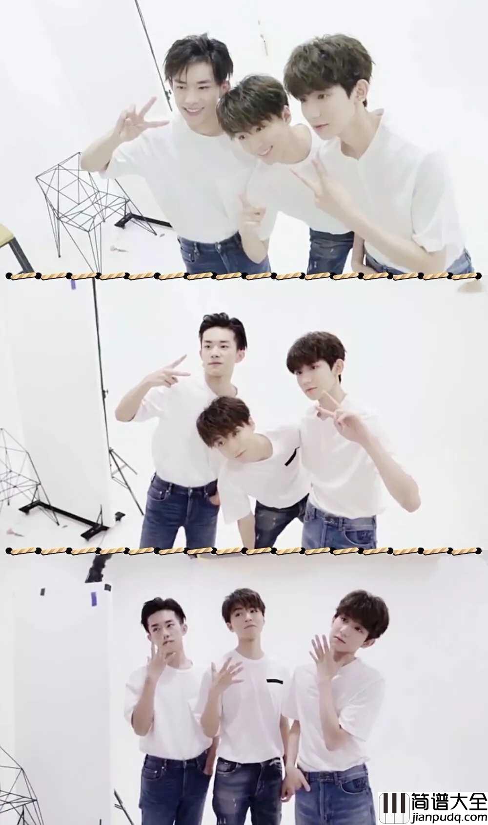 Heart钢琴谱_TFBOYS_年度十大金曲榜TFBOYS占4首，五周年Heart献上初心