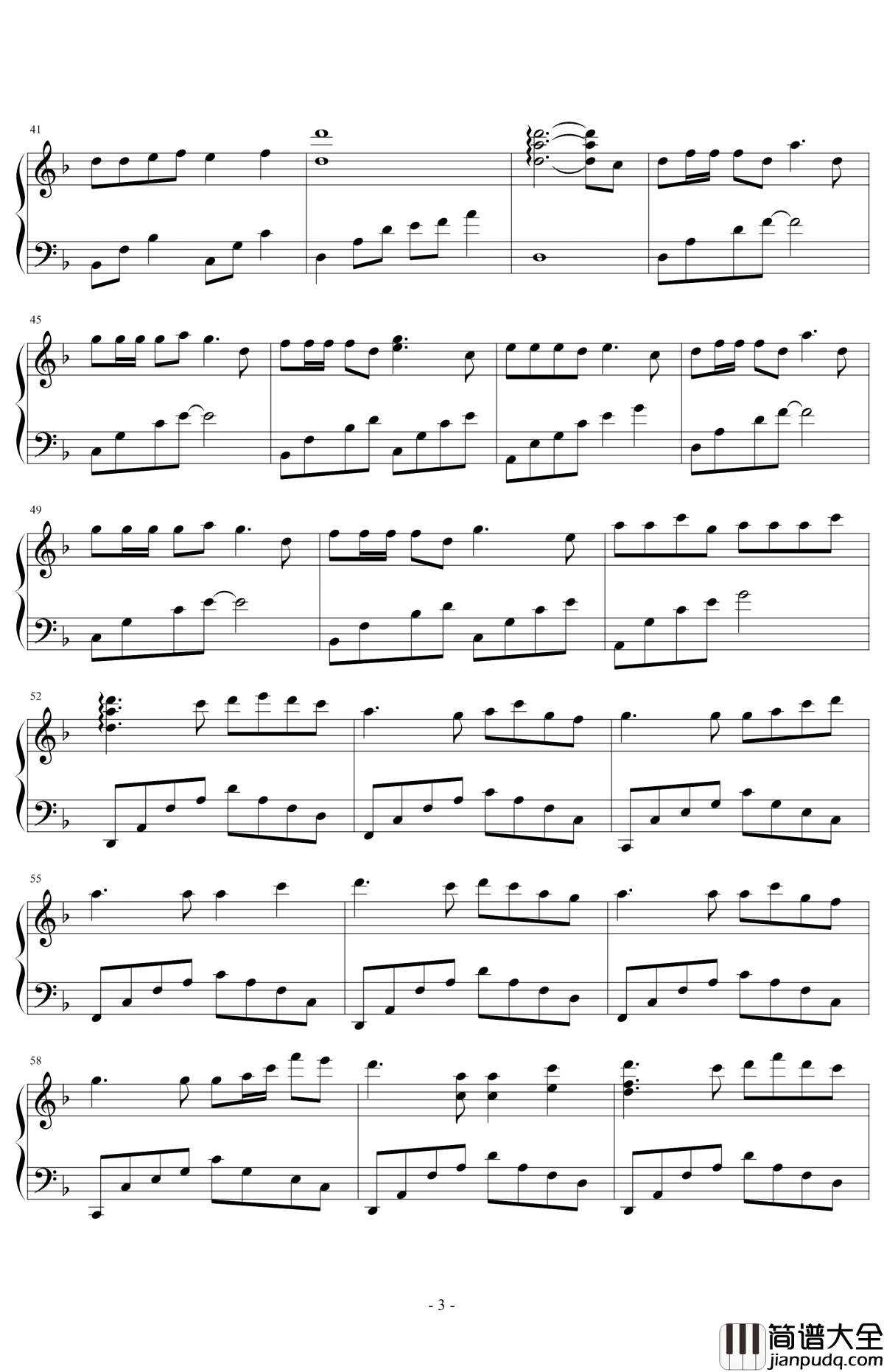 一曲相思钢琴谱_半阳_一曲相思入江水，入山河