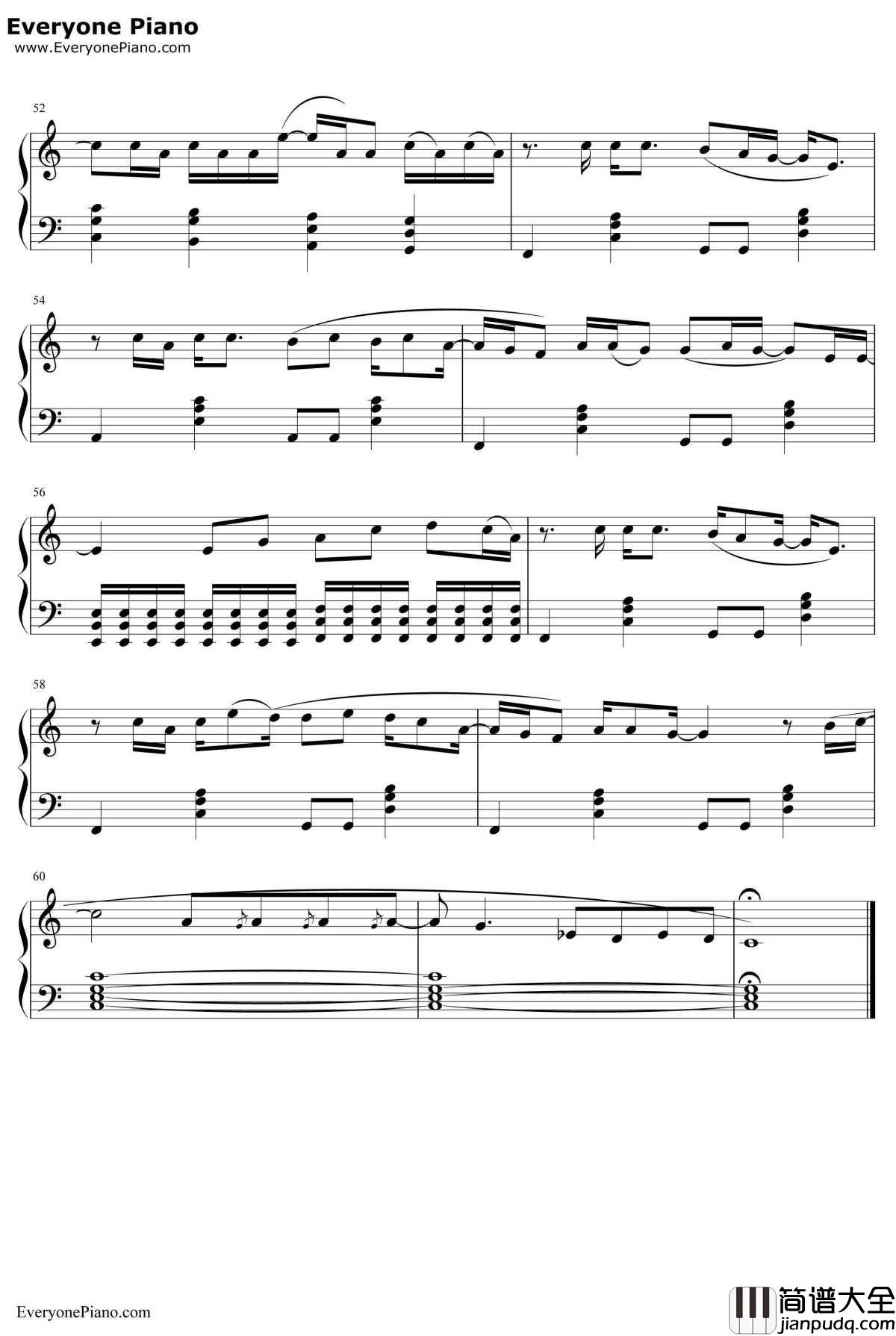 Don't_cry钢琴谱_GunsN'Roses_枪花乐队