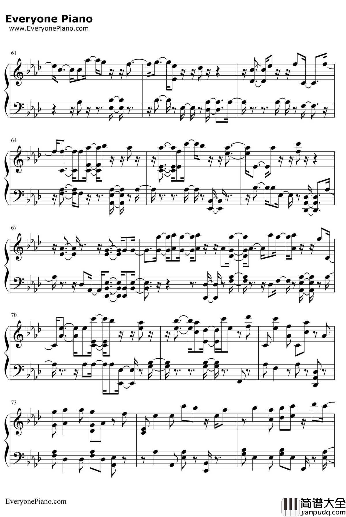 As_If_It's_Your_Last钢琴谱_BlackPink