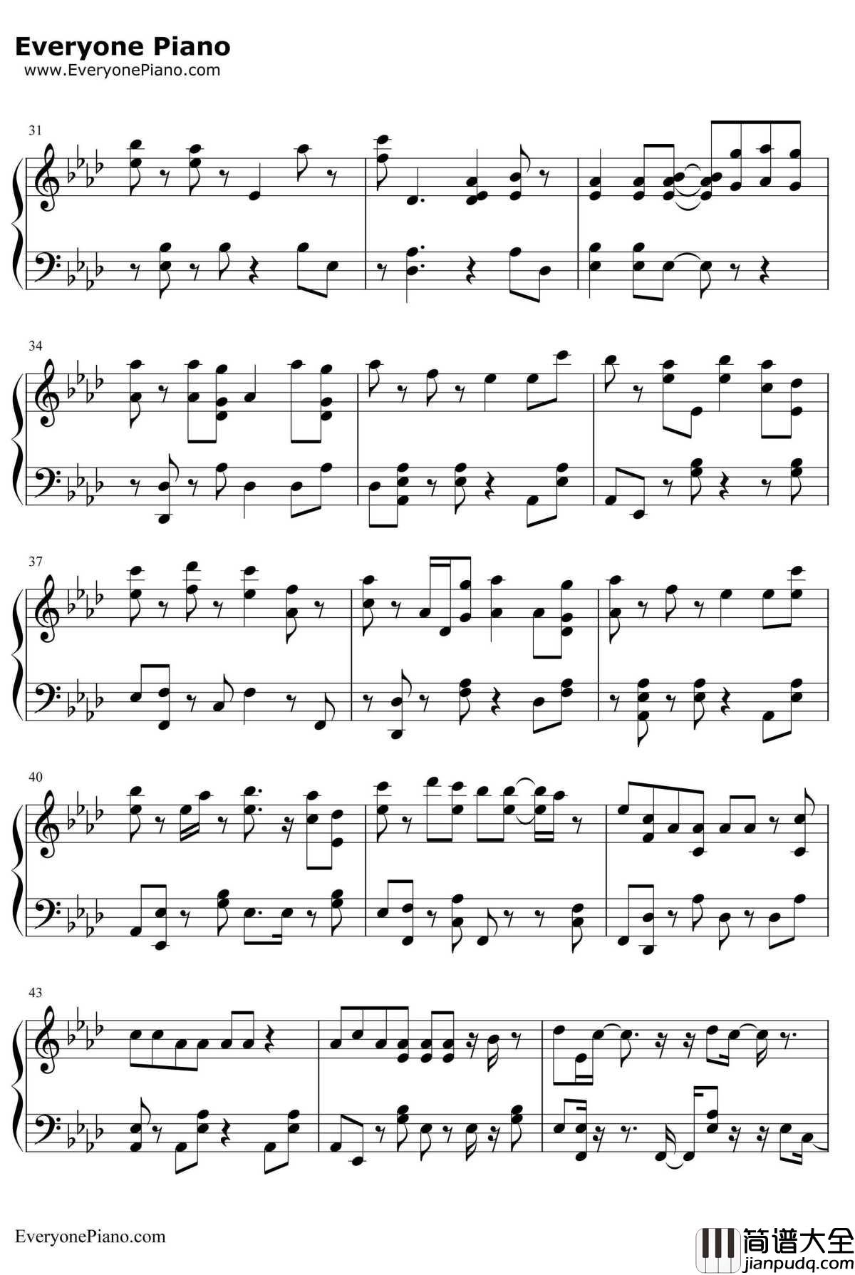 As_If_It's_Your_Last钢琴谱_BlackPink