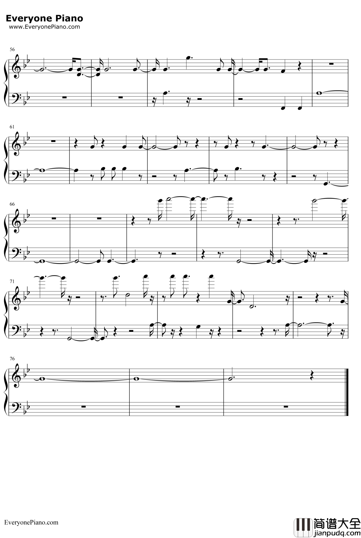 It_Won't_Kill_Ya钢琴谱_TheChainsmokersft.Louane