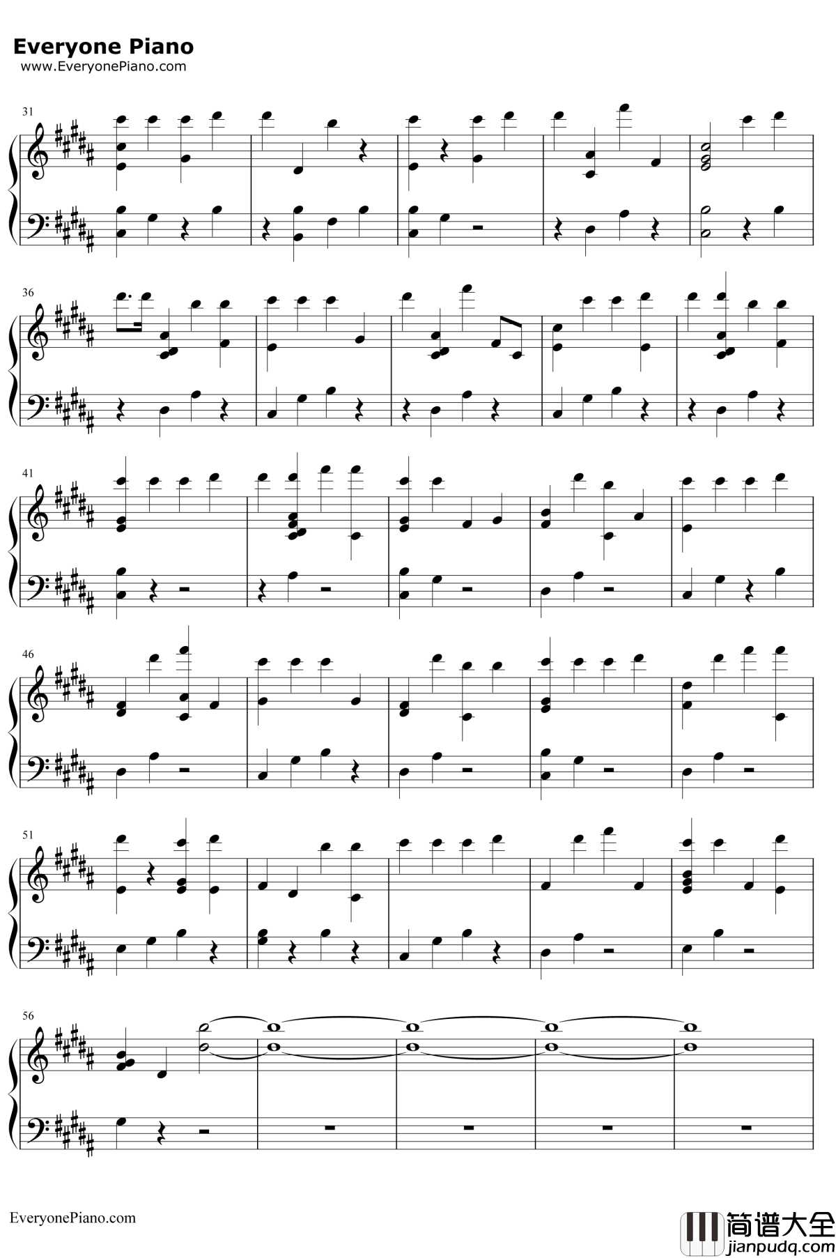 God's_Plan钢琴谱_Drake