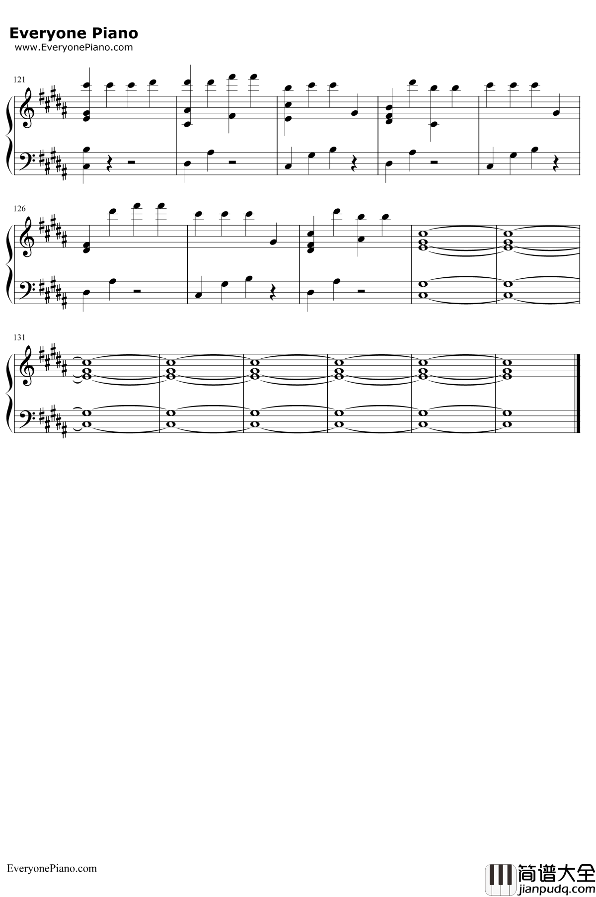 God's_Plan钢琴谱_Drake