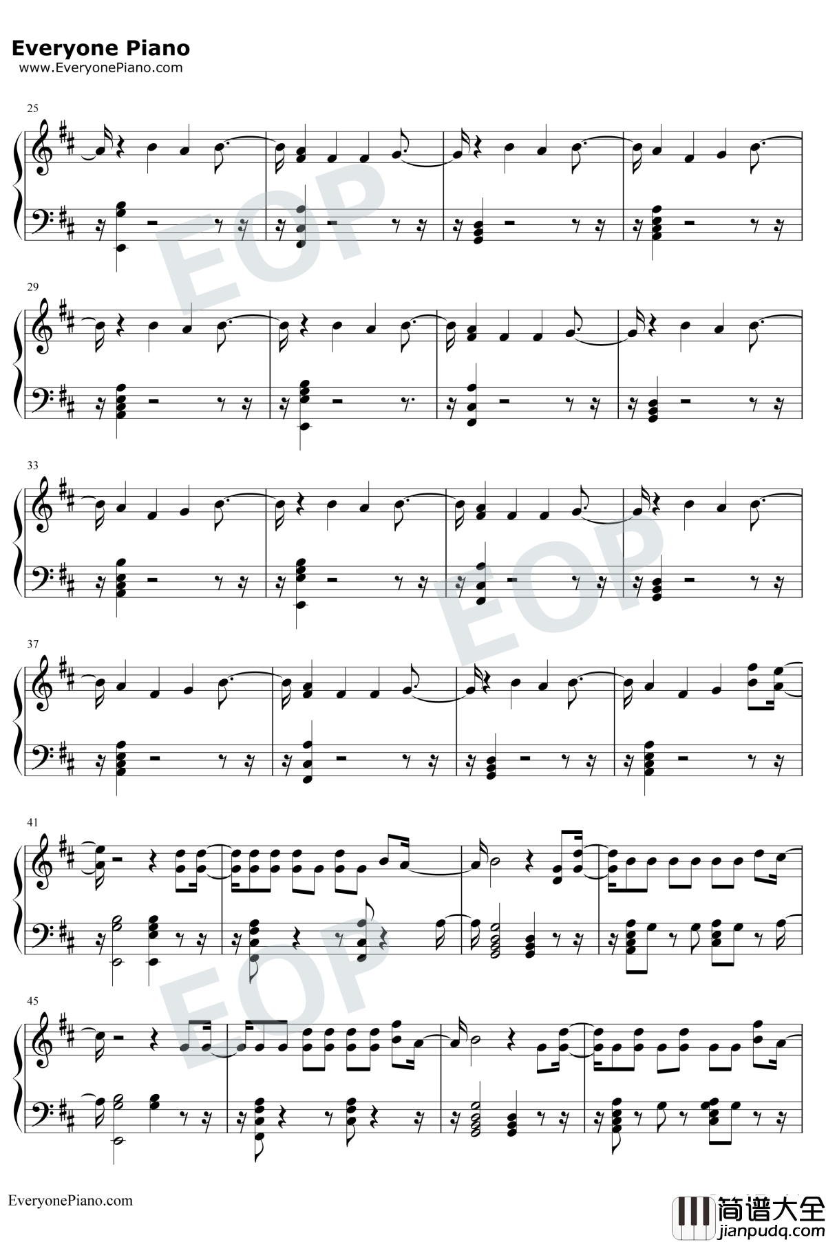 I'm_Upset钢琴谱_Drake