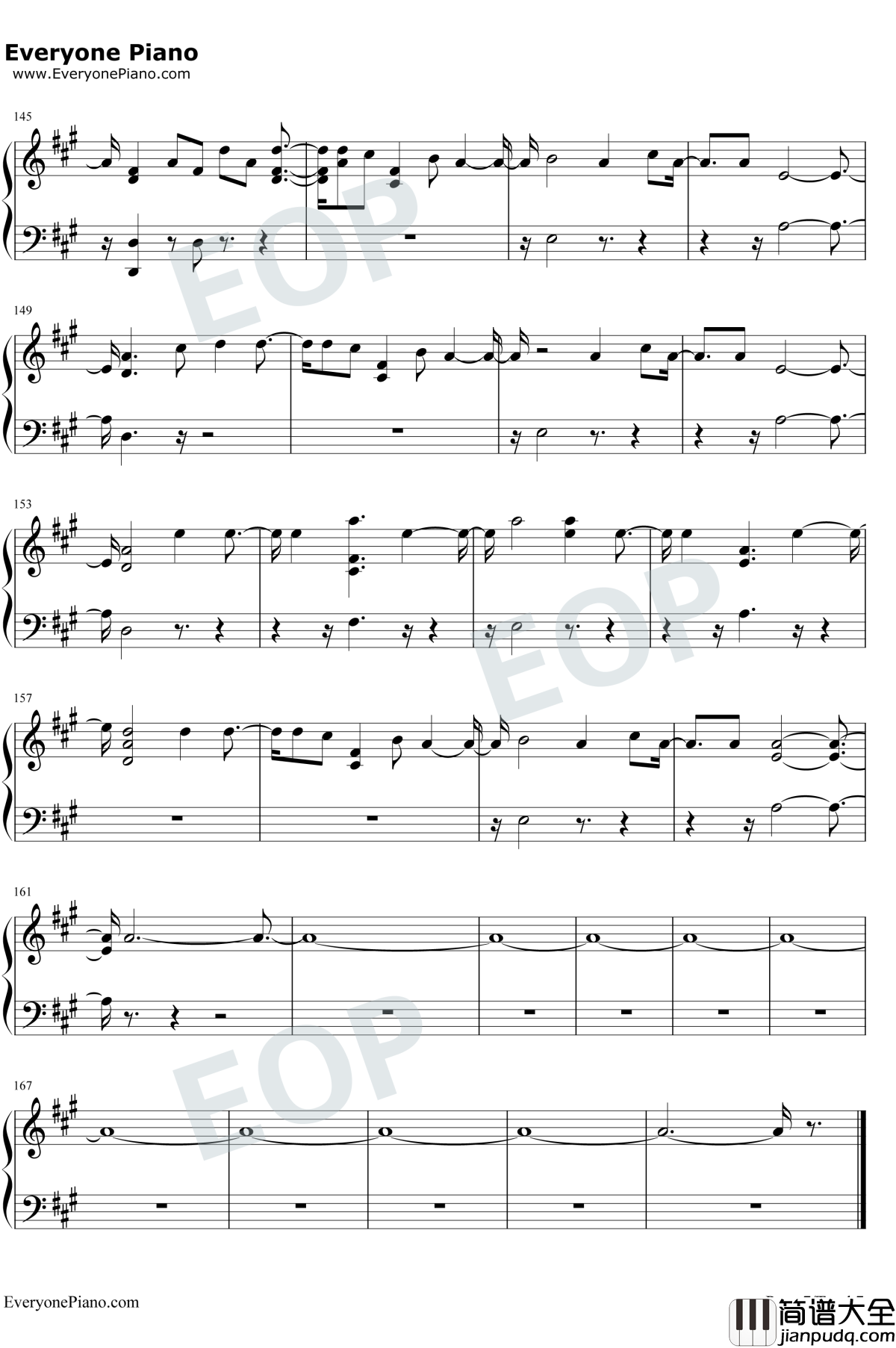 Don't_Say_You_Love_Me钢琴谱_Fifth_Harmony