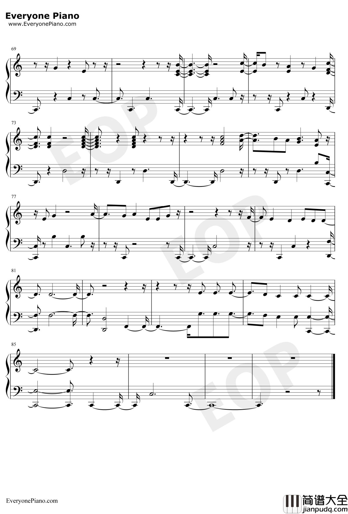 I_Don't_Know_What_Love_Is钢琴谱_Lady_Gaga/Bradley_Cooper