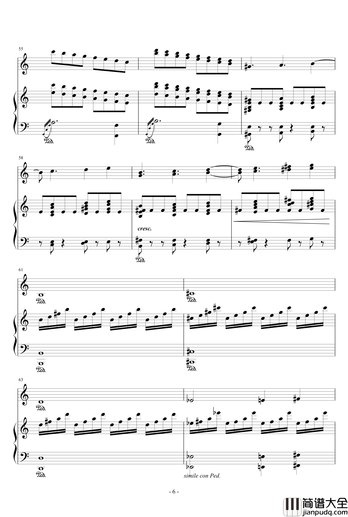 V3钢琴谱_小提琴钢琴协奏_快乐小陆鹿