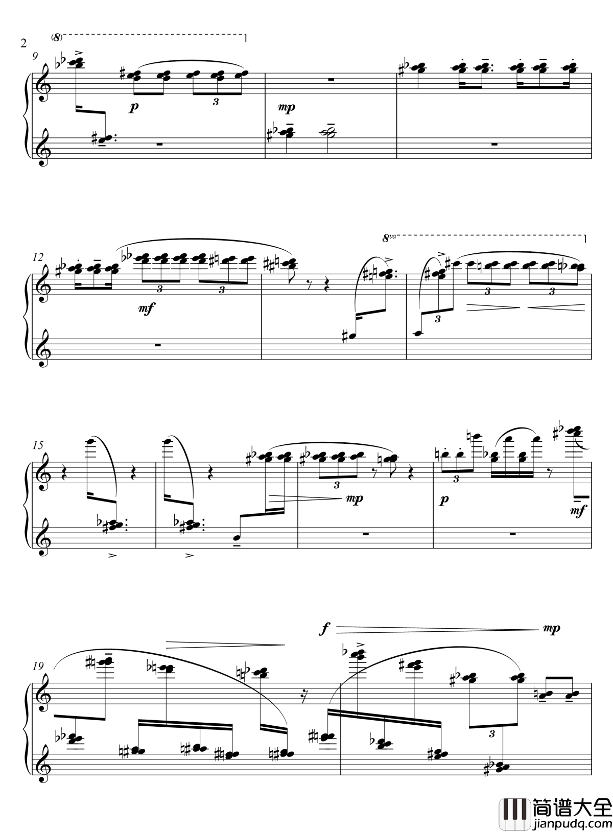 生命的气息钢琴谱_sib版_流行追梦人