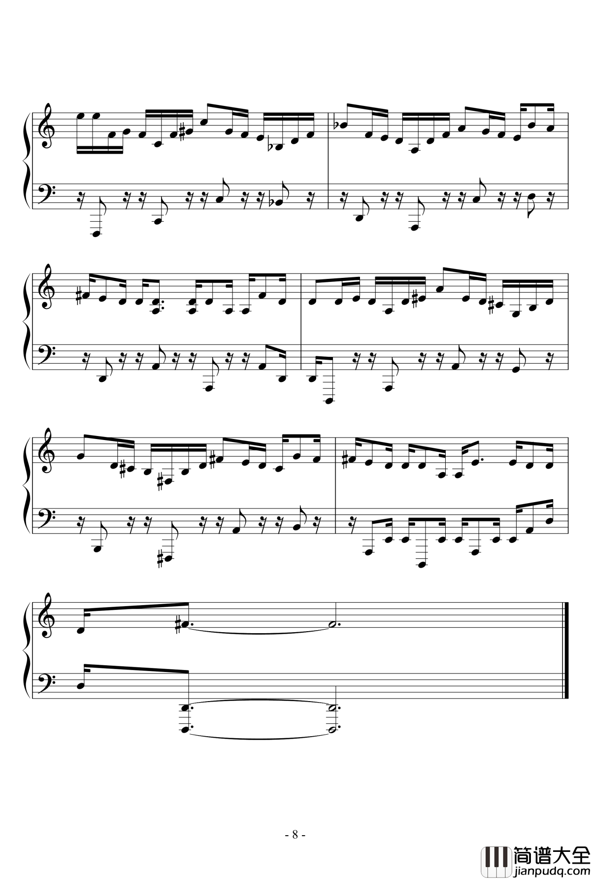 钢琴曲钢琴谱_1154105477