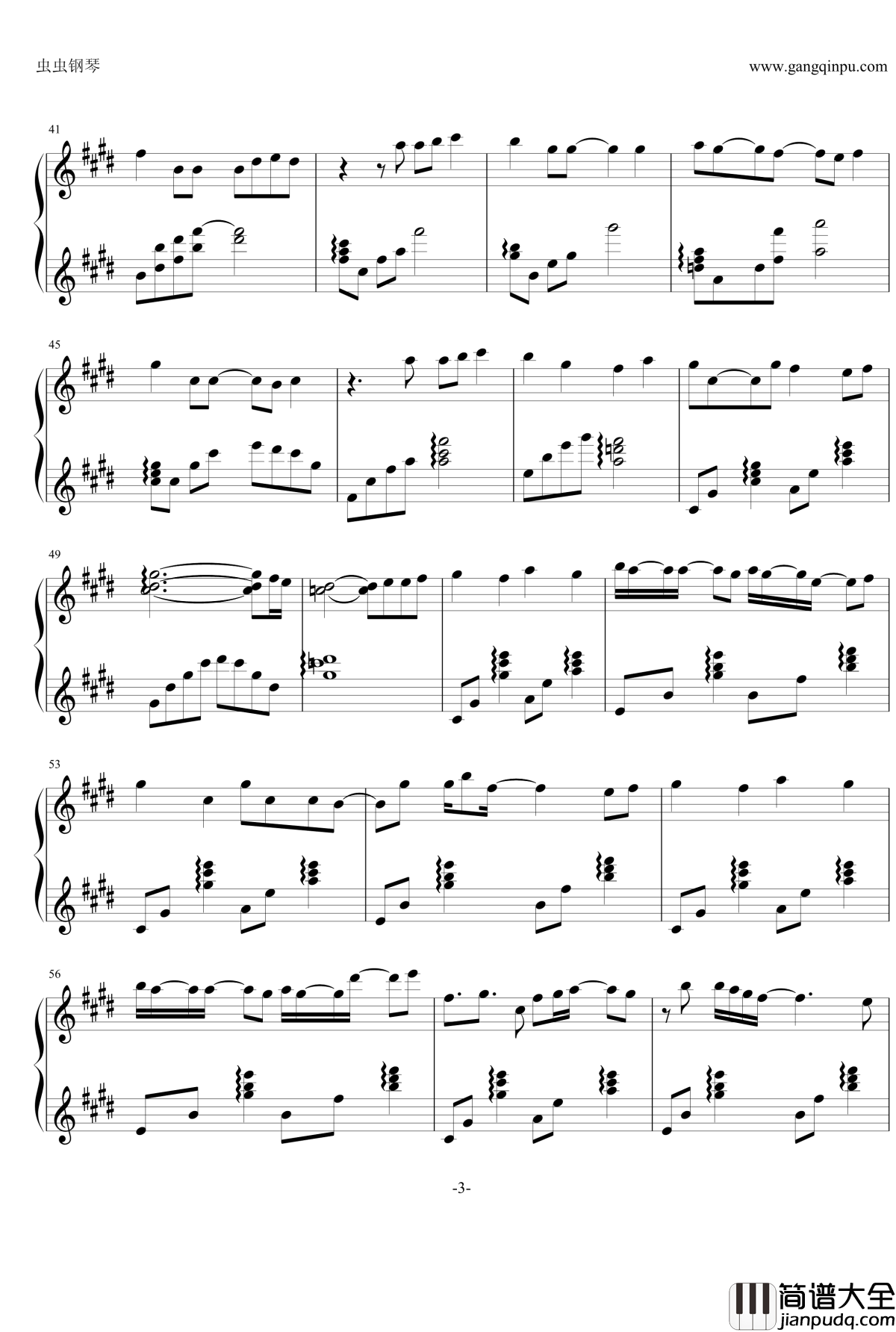 流光钢琴谱_Music_Box_Ver_RURUTIA