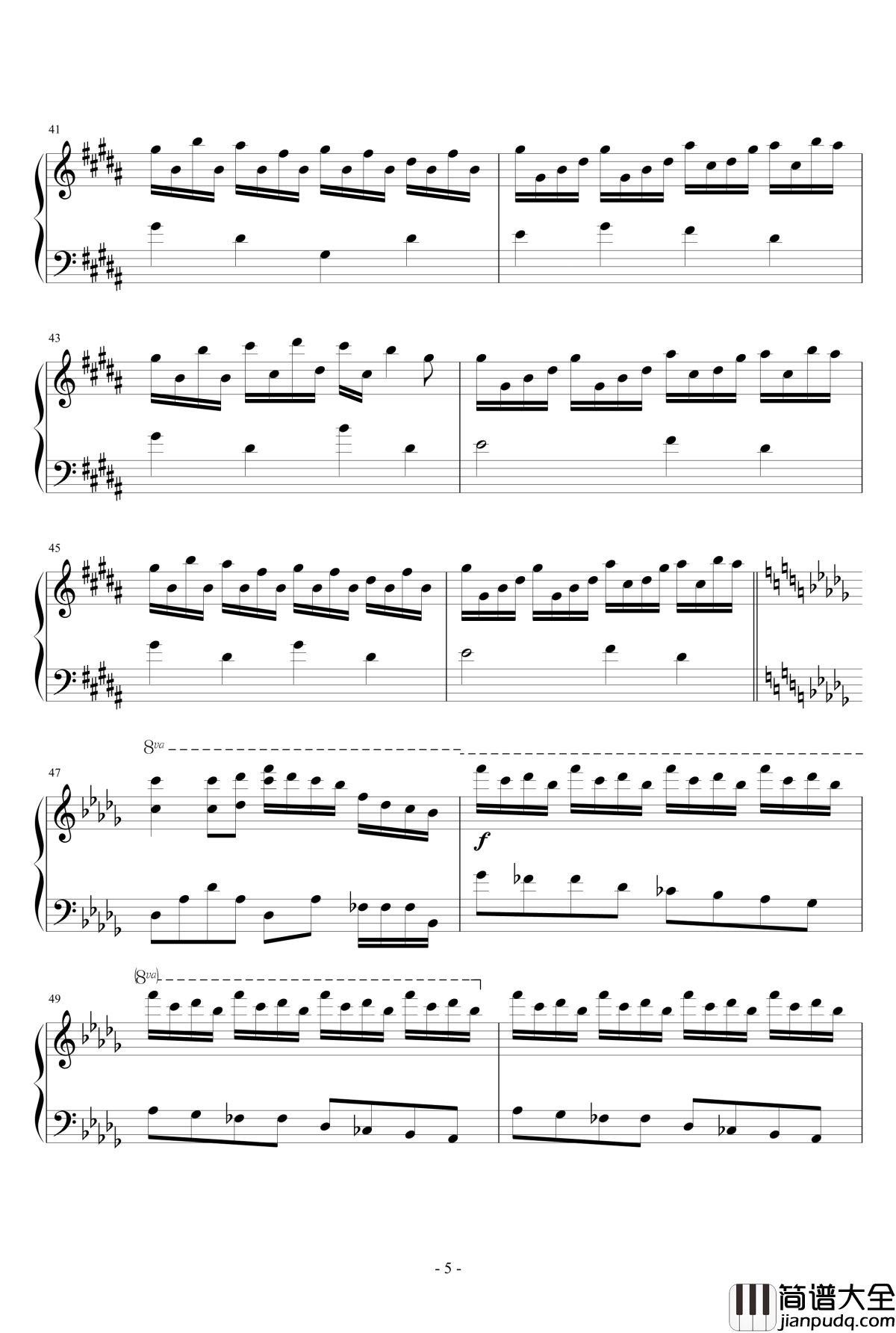 luv_flower_minamo钢琴谱_默默默mo