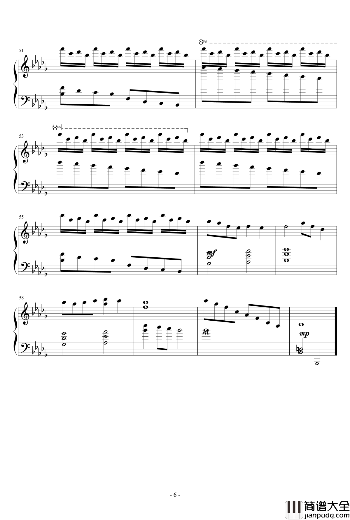 luv_flower_minamo钢琴谱_默默默mo