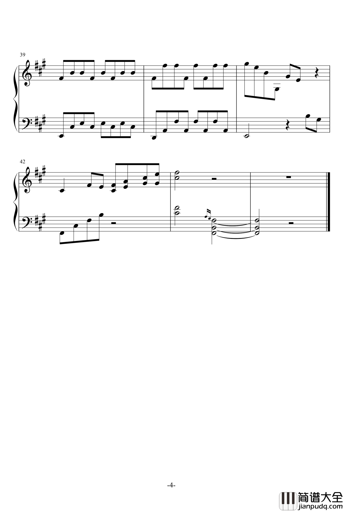 夏夷则主题曲钢琴谱_古剑奇谭2_骆集益