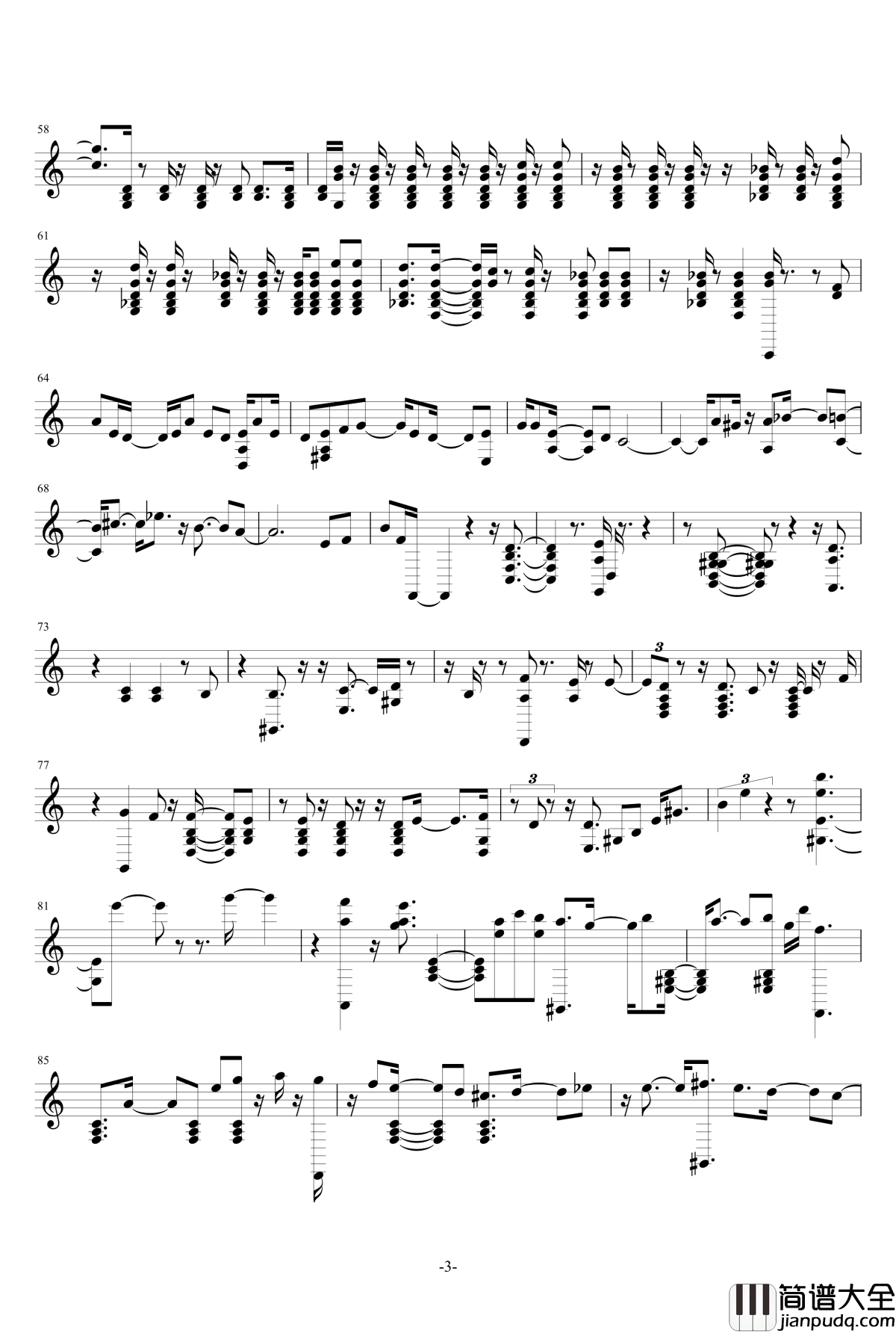 Good_Night,_Forest钢琴谱_钢琴张