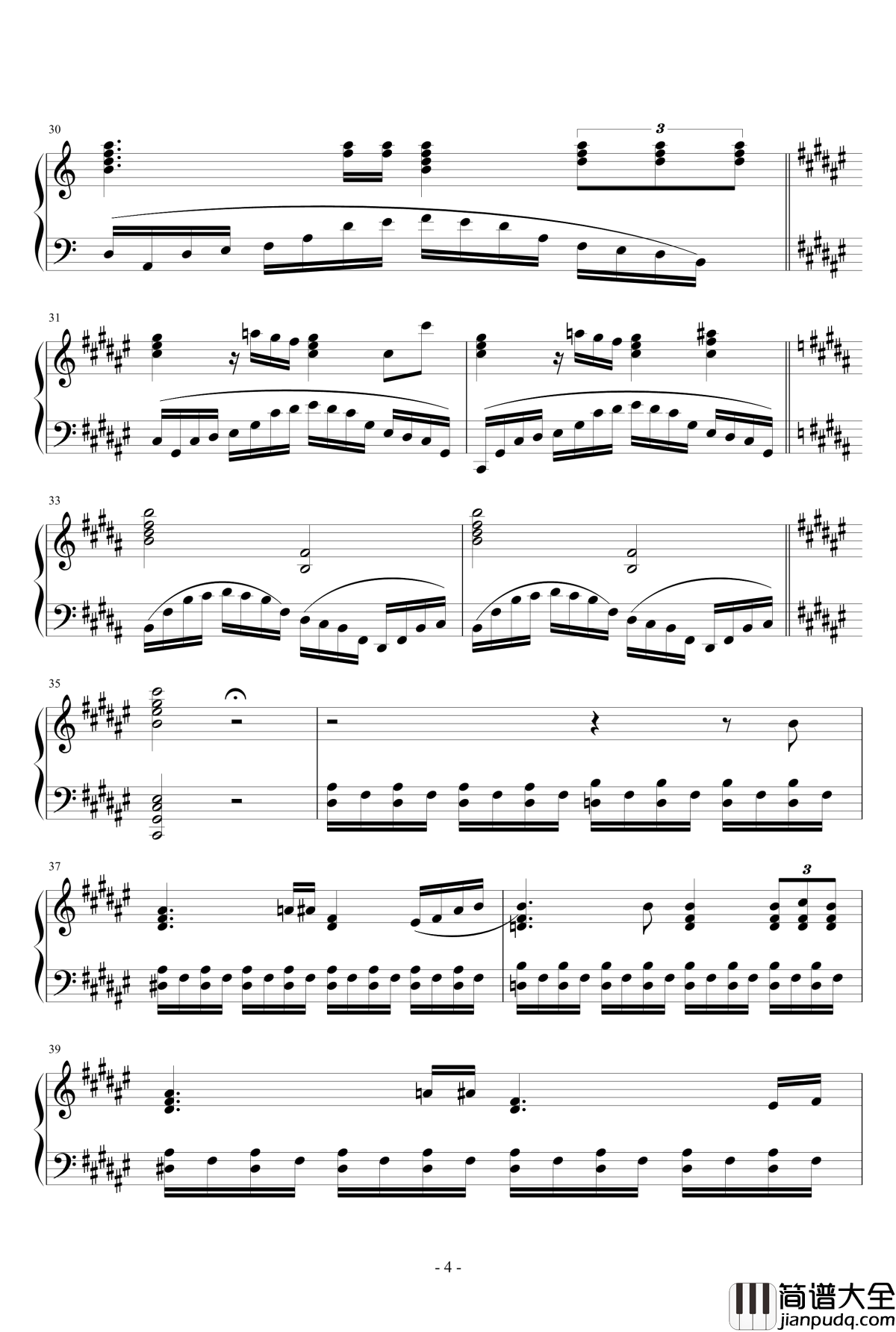 叙事曲钢琴谱_heimoxing