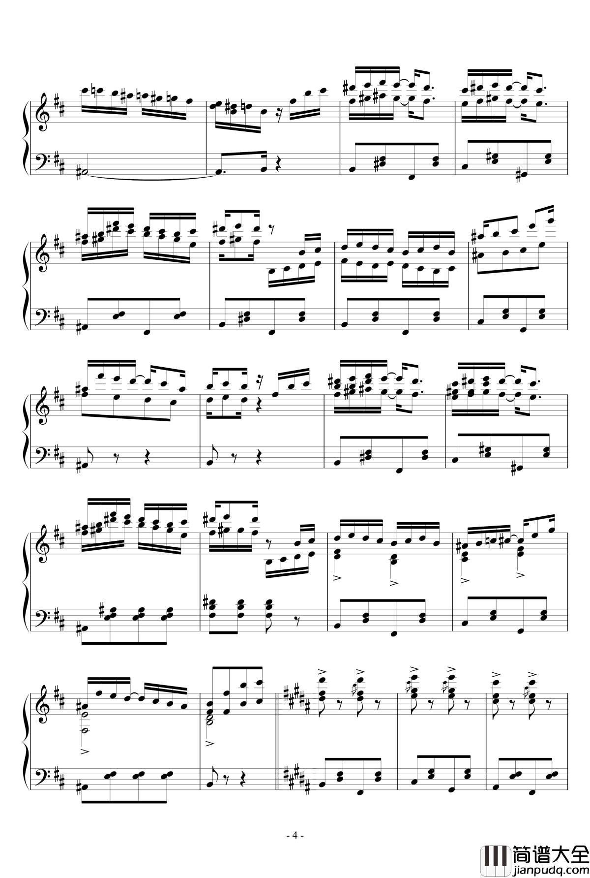 切分音波爾卡钢琴谱_erachang