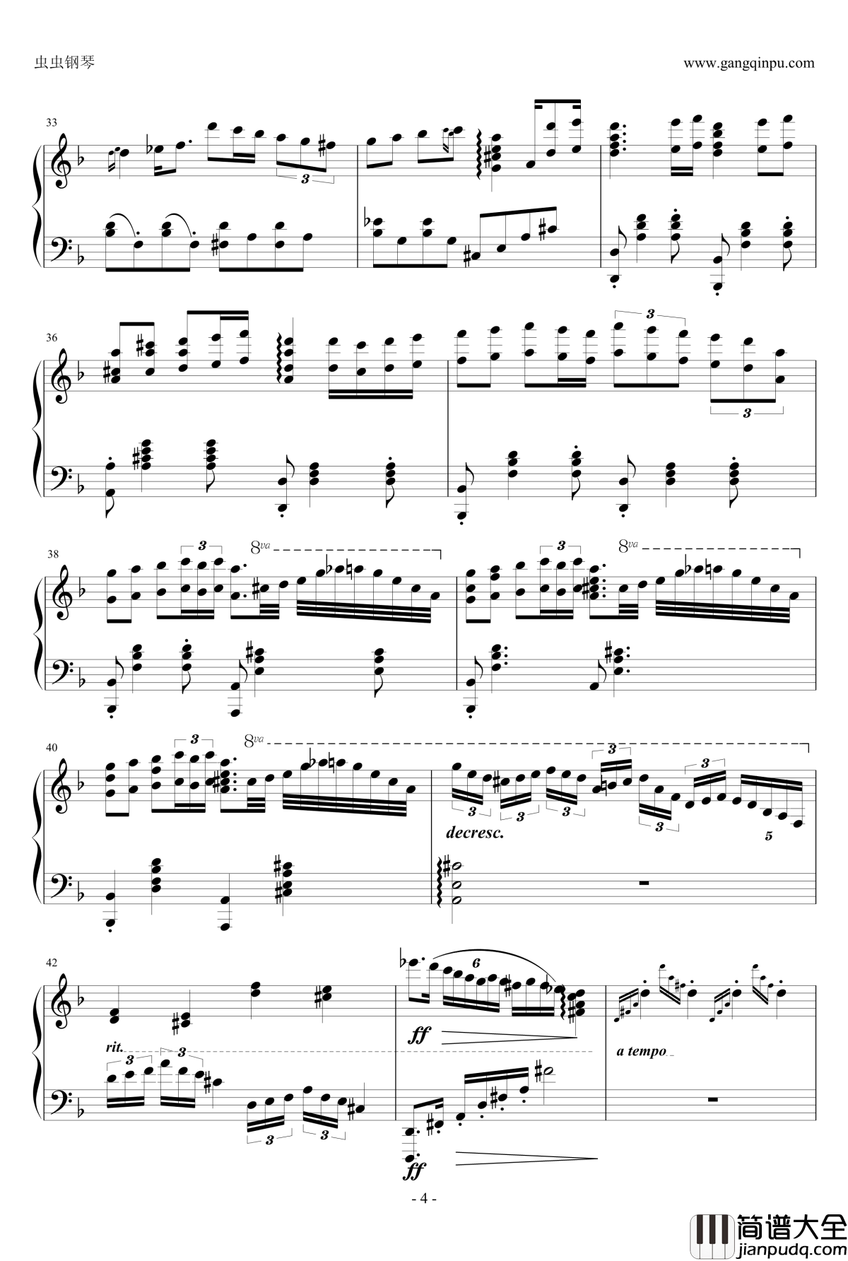 指尖上的梦想钢琴谱_E大调奏鸣曲_airoad