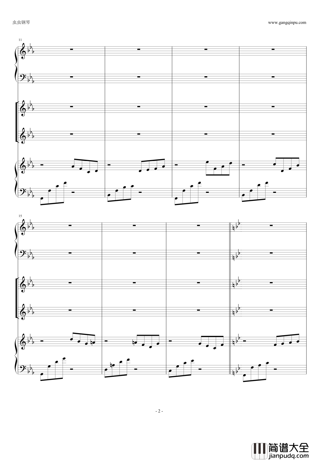 Anymusic钢琴谱_机械乐器乐_第三乐章