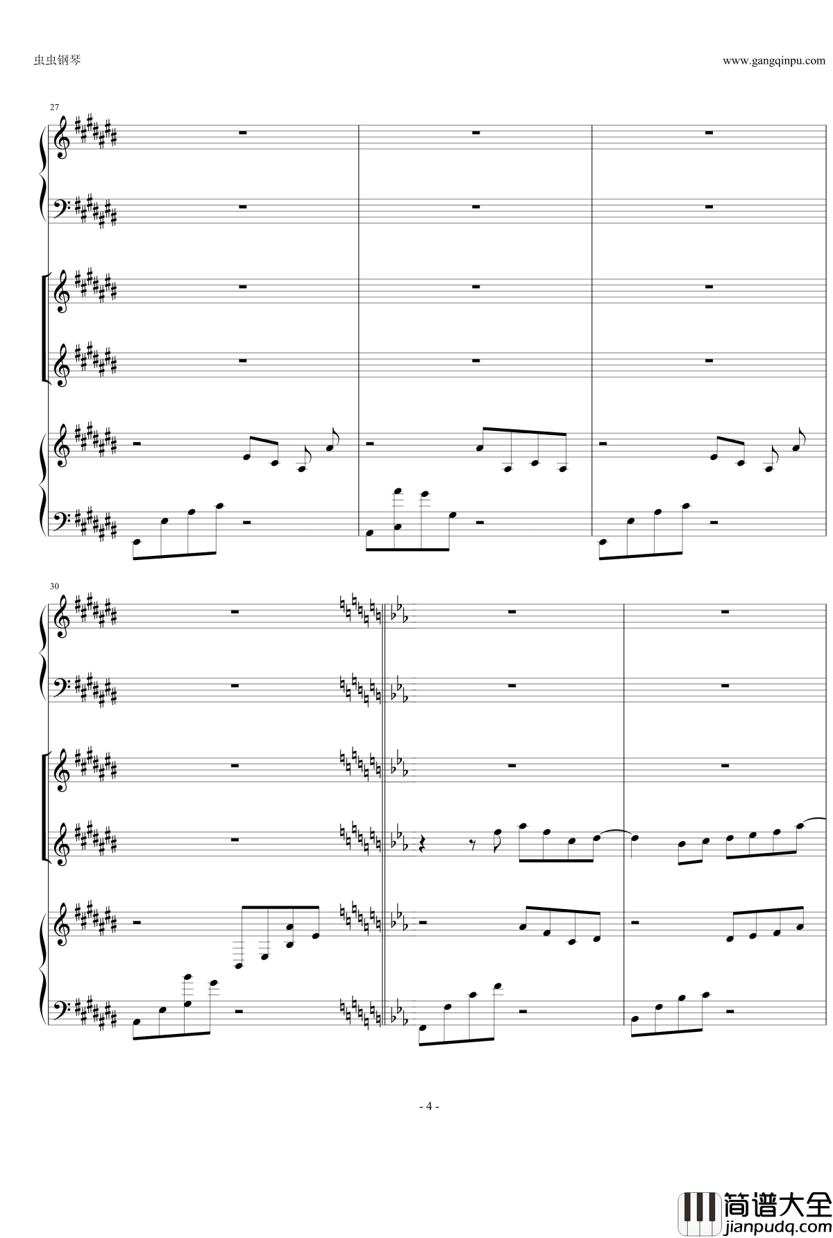 Anymusic钢琴谱_机械乐器乐_第三乐章