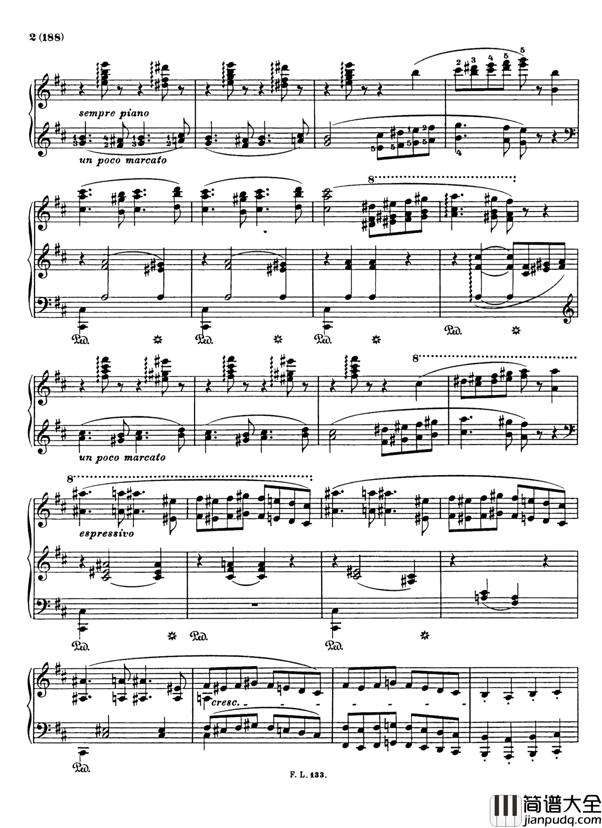 匈牙利狂想曲17钢琴谱_李斯特