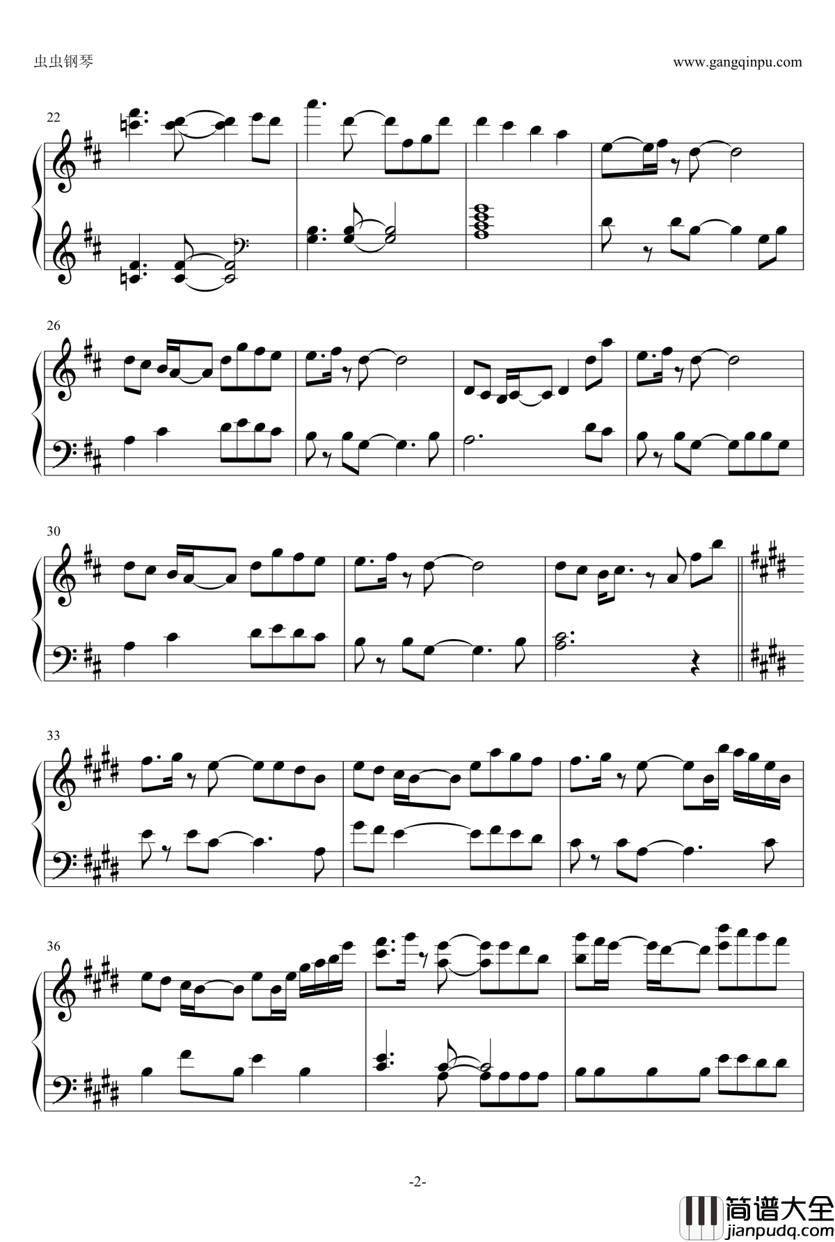 地下城与勇士钢琴谱_西海岸背景音乐