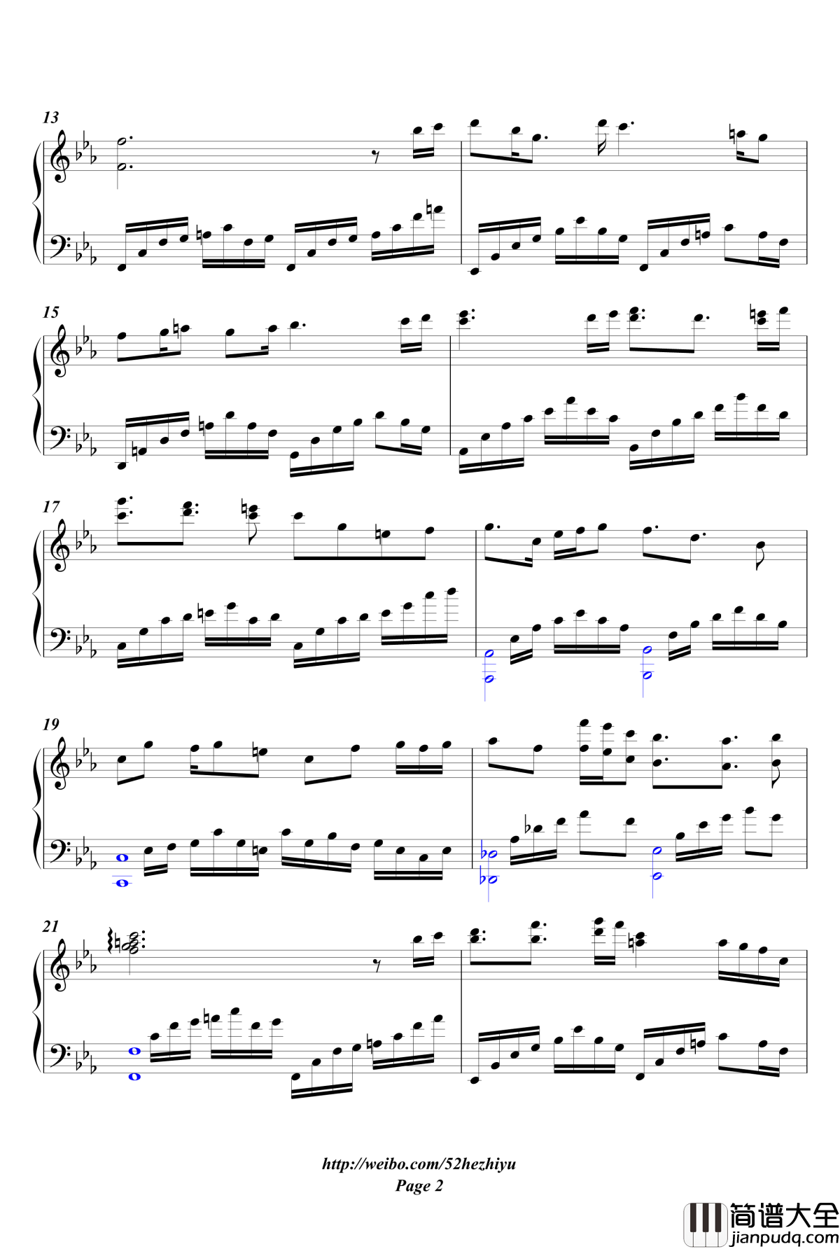 深海雨の祭钢琴谱_Heskey_包子