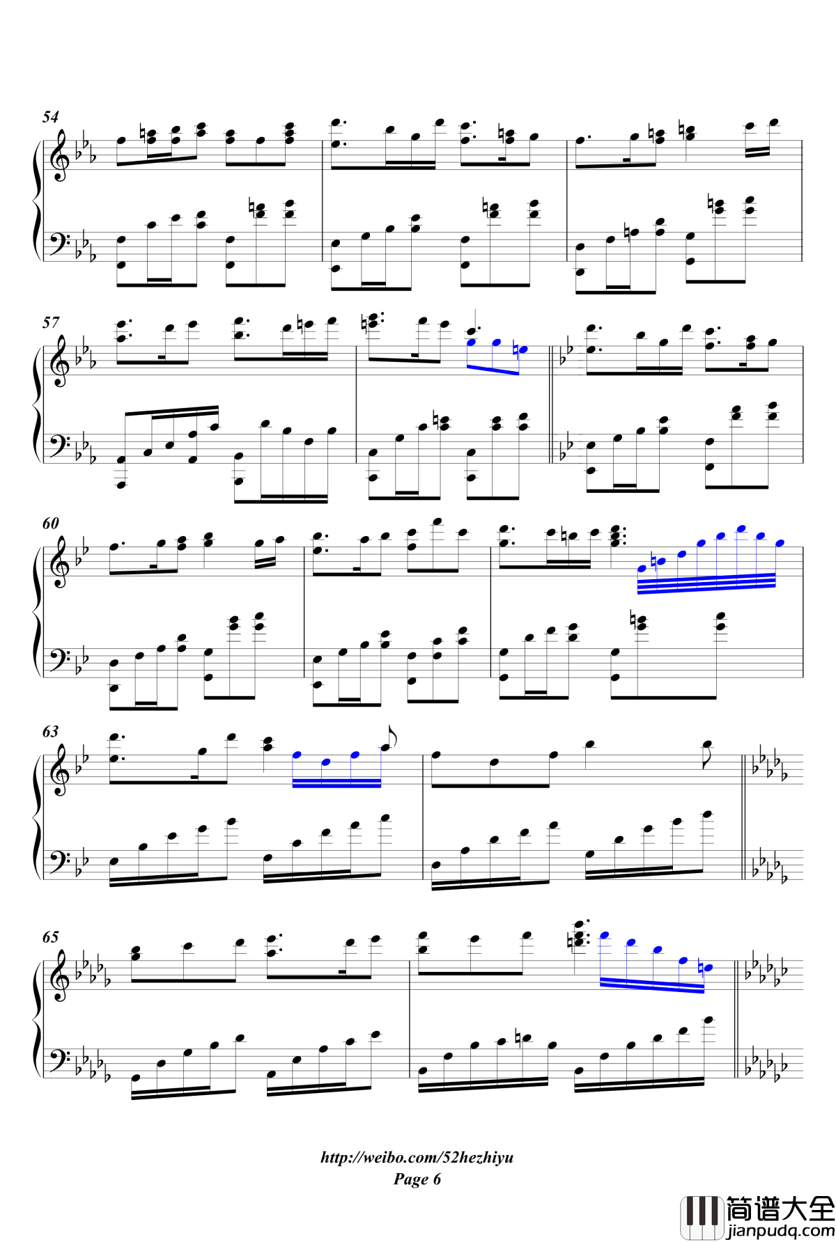 深海雨の祭钢琴谱_Heskey_包子
