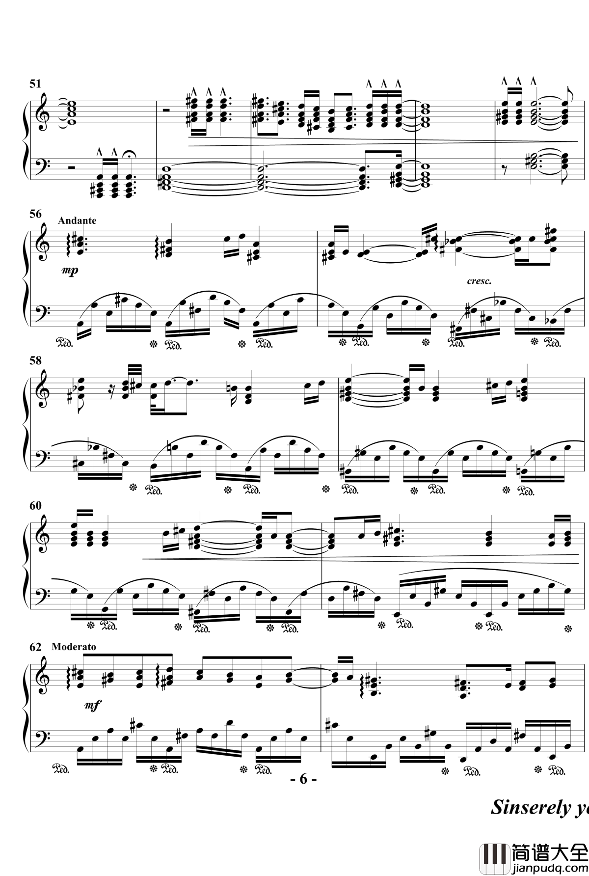 幻想奏鸣曲钢琴谱_第一乐章_beornotbe