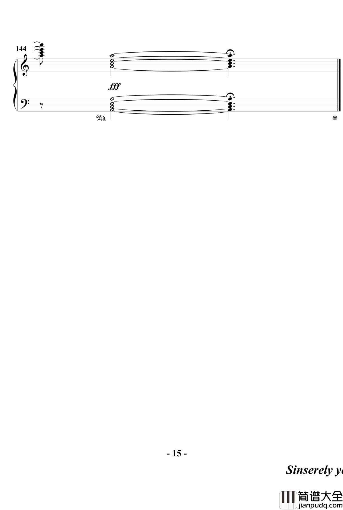 幻想奏鸣曲钢琴谱_第一乐章_beornotbe